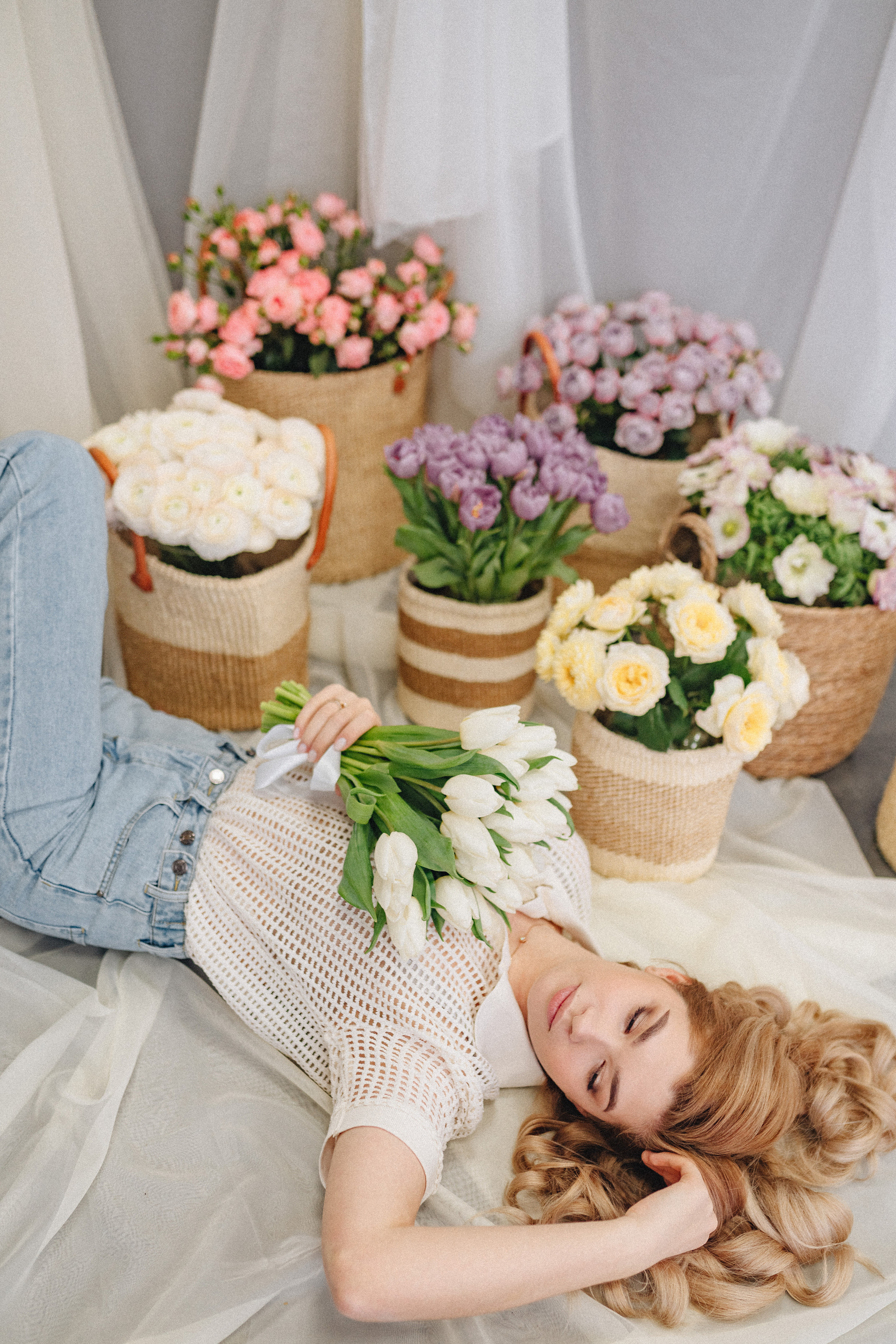 Алина | Фотодень с цветами. Фотограф Карина Шмулёва. Воронеж и область