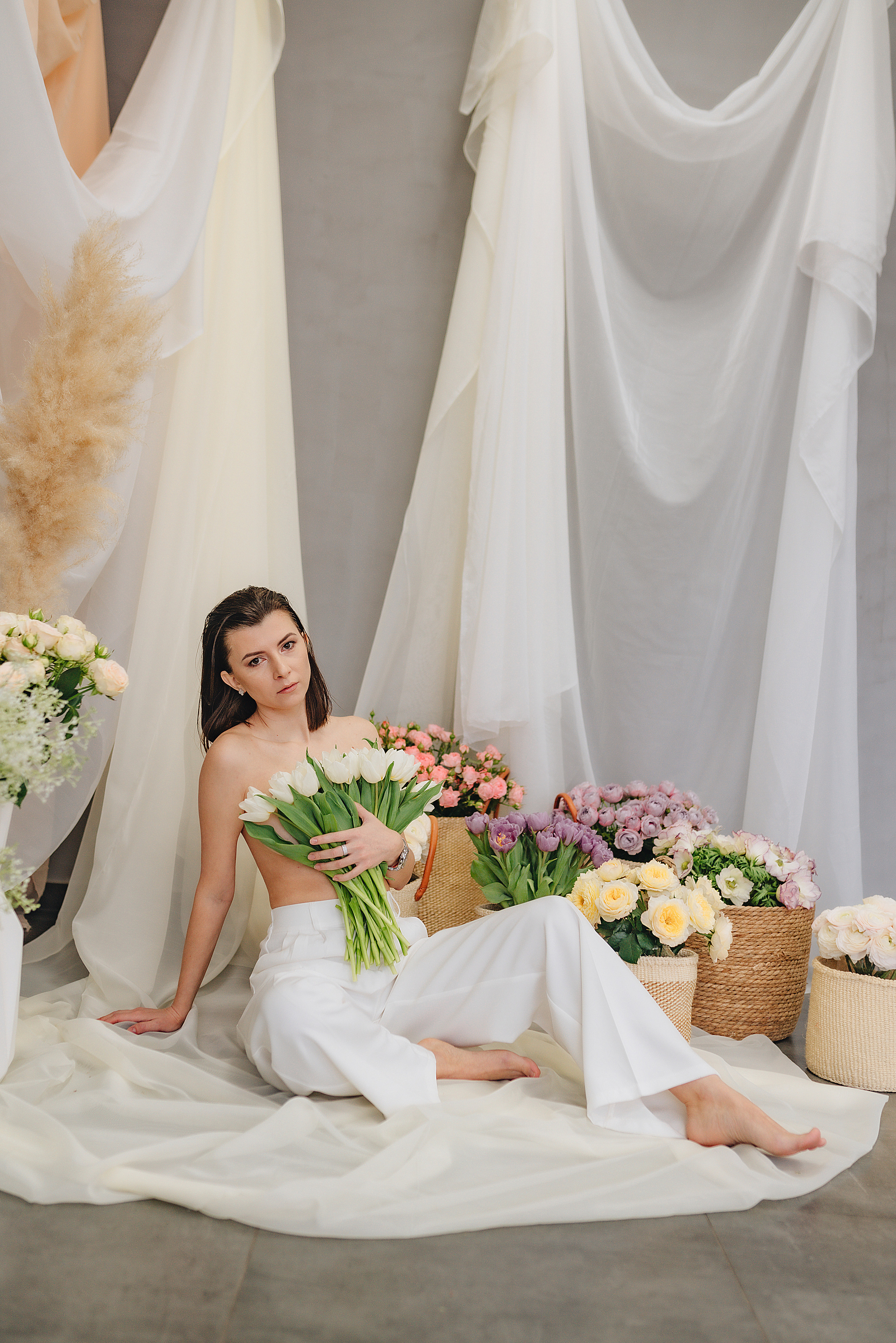 Олеся | Фотодень с цветами. Фотограф Карина Шмулёва. Воронеж и область