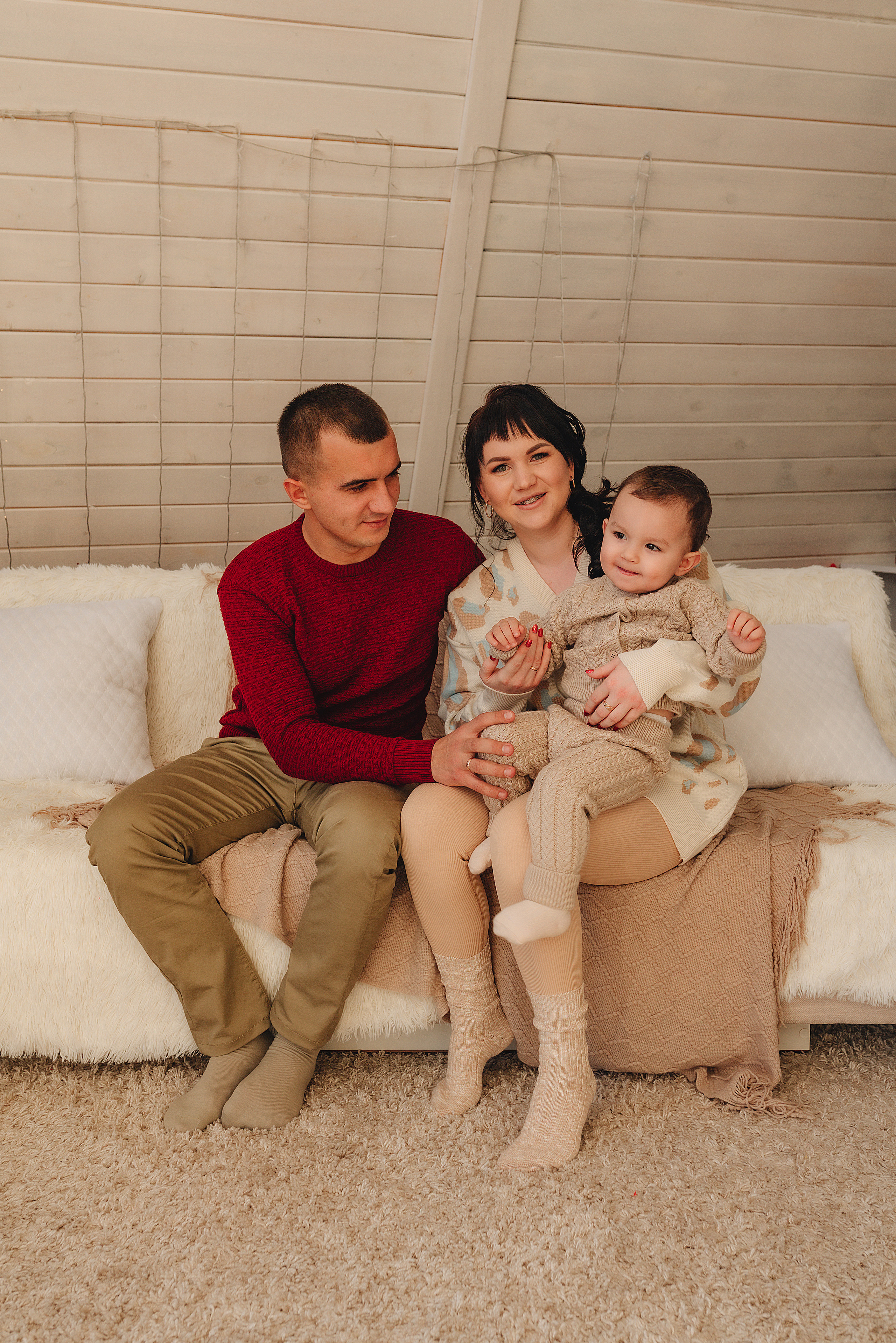 Семья Соколовых | Новогодний фотодень. Фотограф Карина Шмулёва. Воронеж и область