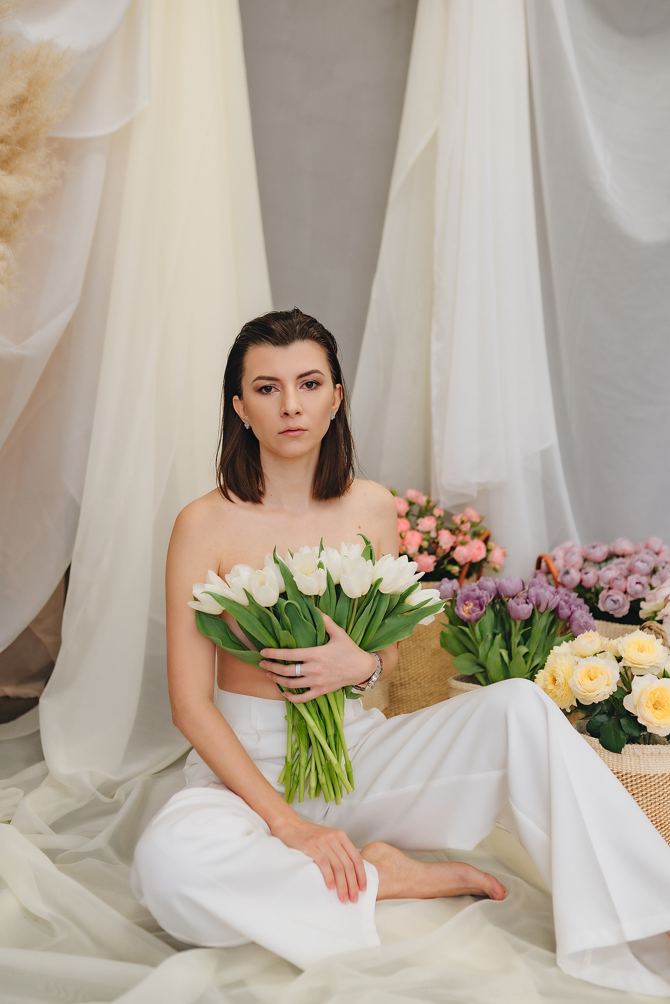 Олеся | Фотодень с цветами. Фотограф Карина Шмулёва. Воронеж и область