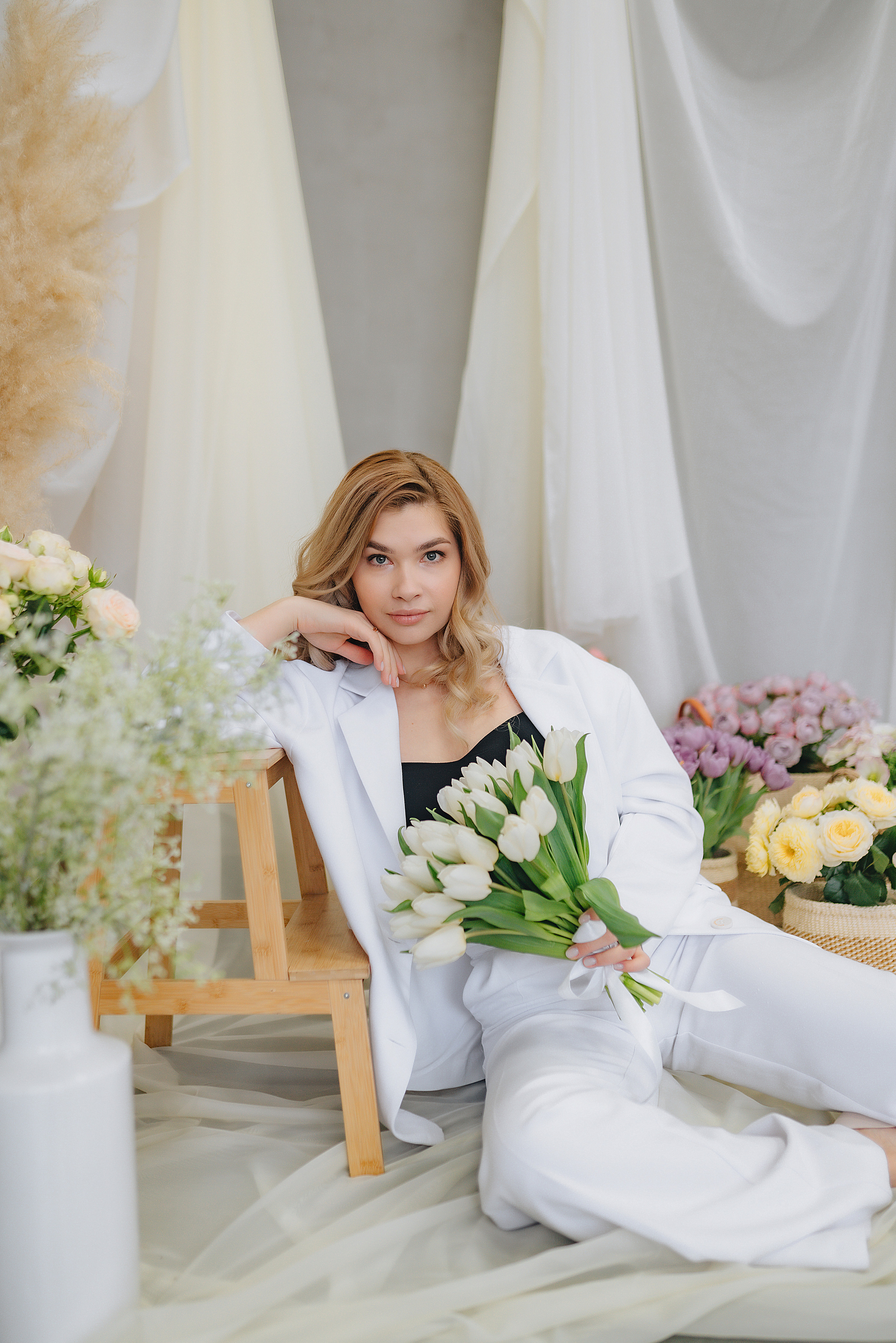 Алина | Фотодень с цветами. Фотограф Карина Шмулёва. Воронеж и область