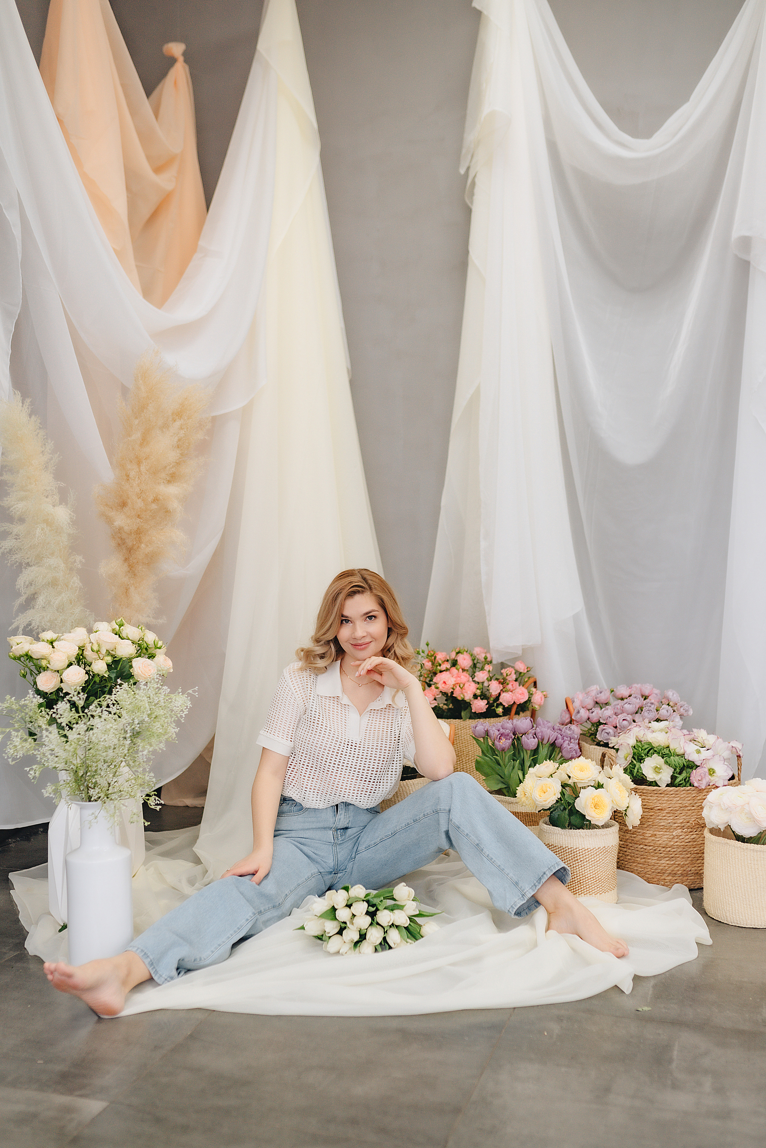 Алина | Фотодень с цветами. Фотограф Карина Шмулёва. Воронеж и область