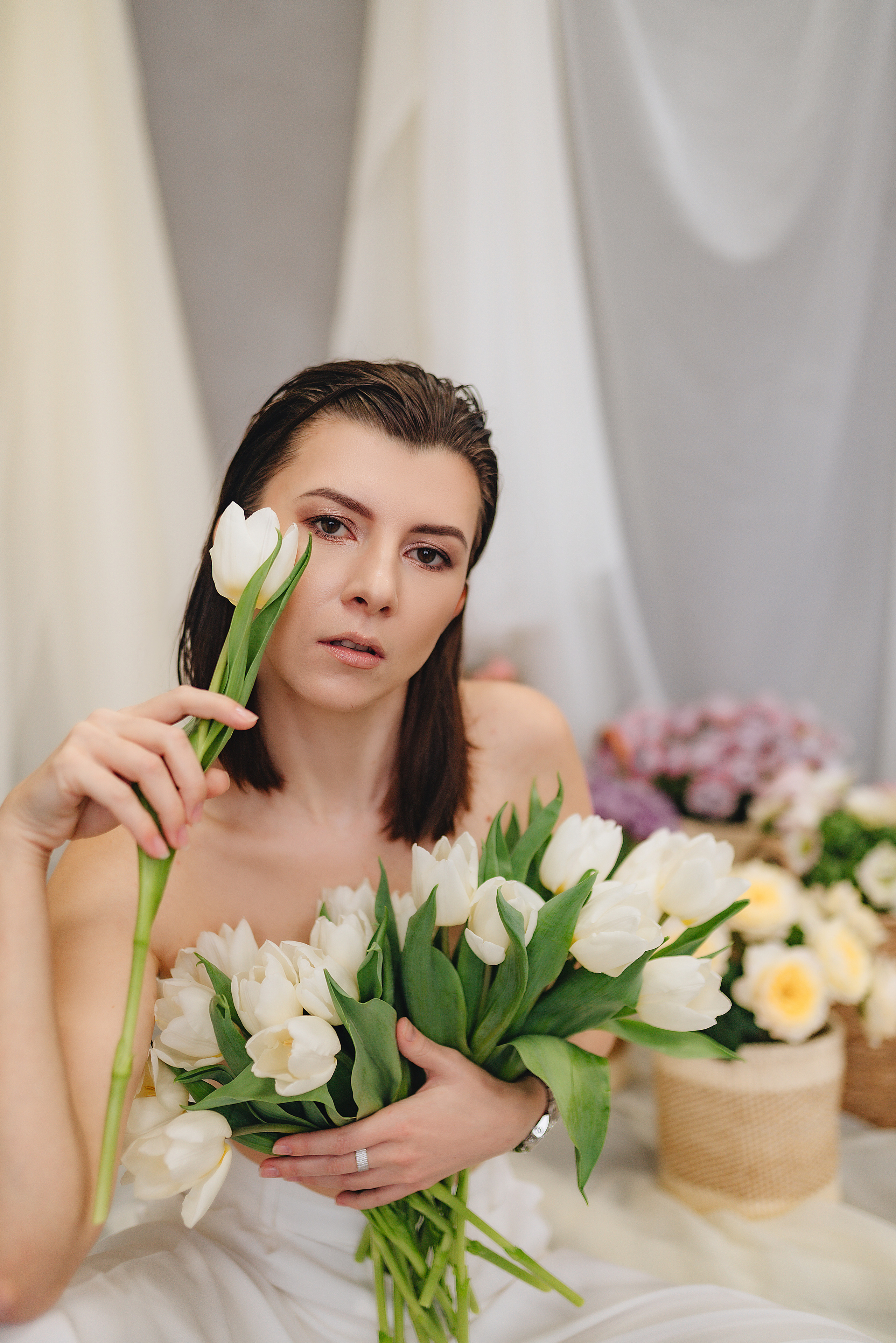 Олеся | Фотодень с цветами. Фотограф Карина Шмулёва. Воронеж и область