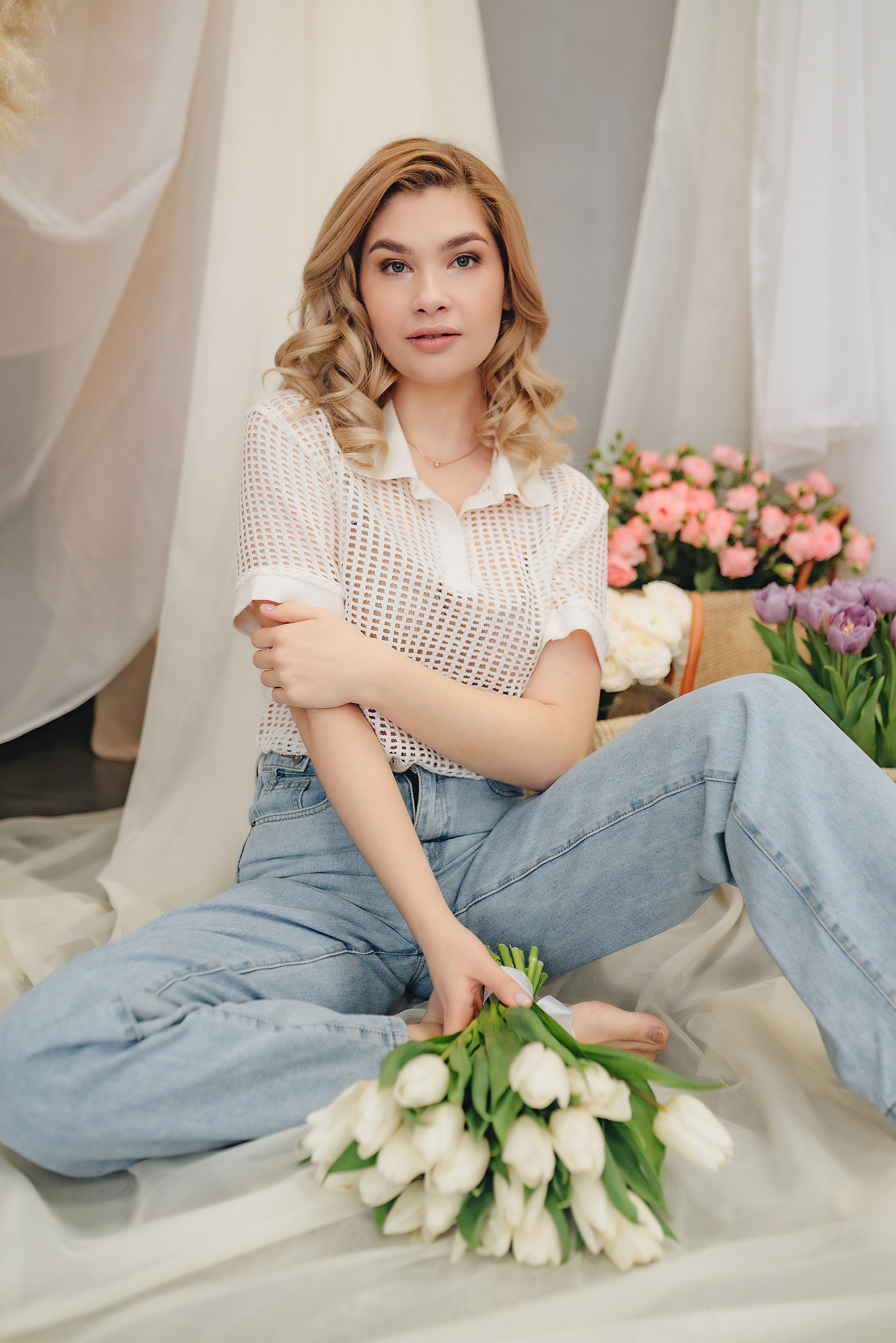 Алина | Фотодень с цветами. Фотограф Карина Шмулёва. Воронеж и область