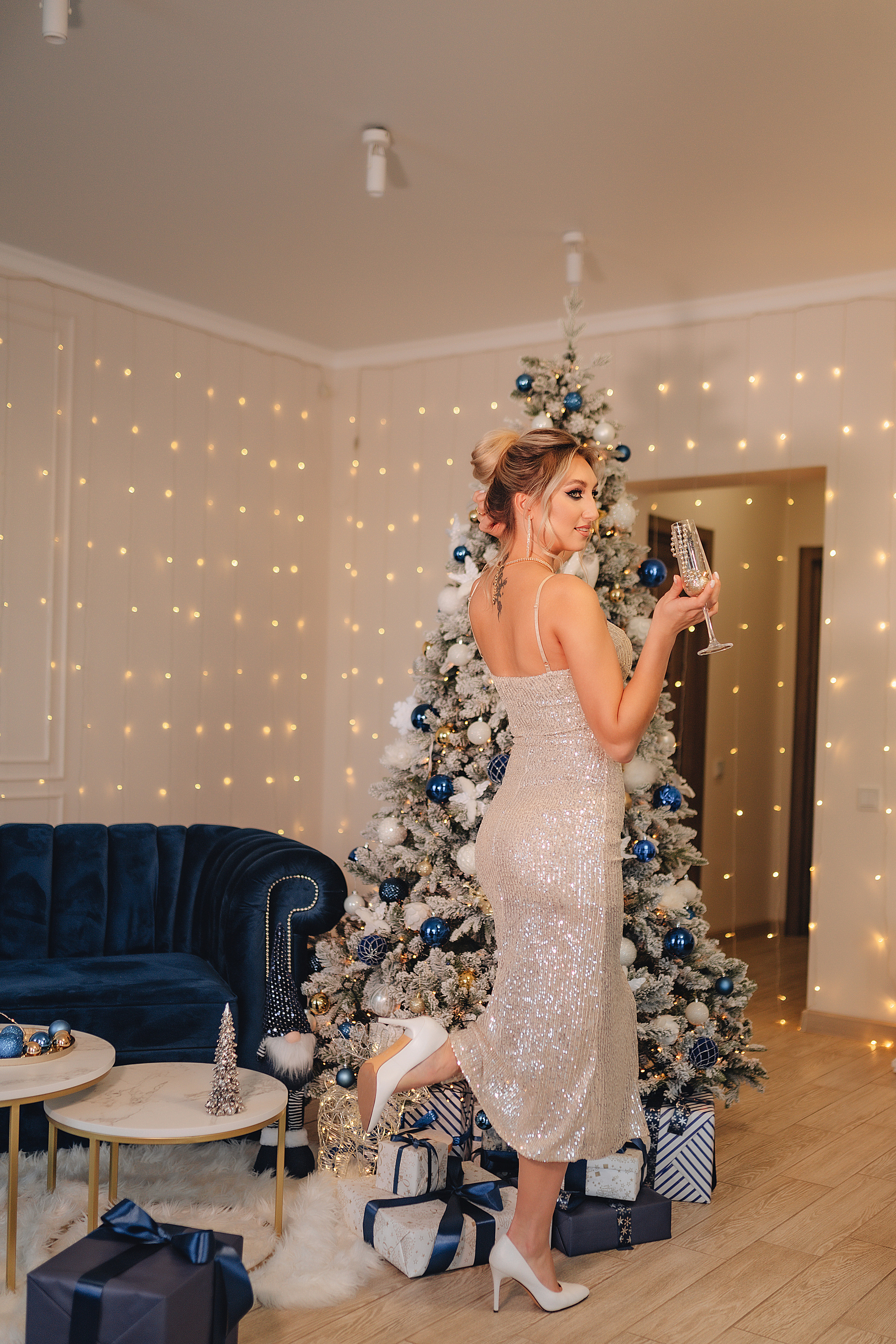 Олеся | Новогодняя съёмка в отеле Панорама. Фотограф Карина Шмулёва. Воронеж и область