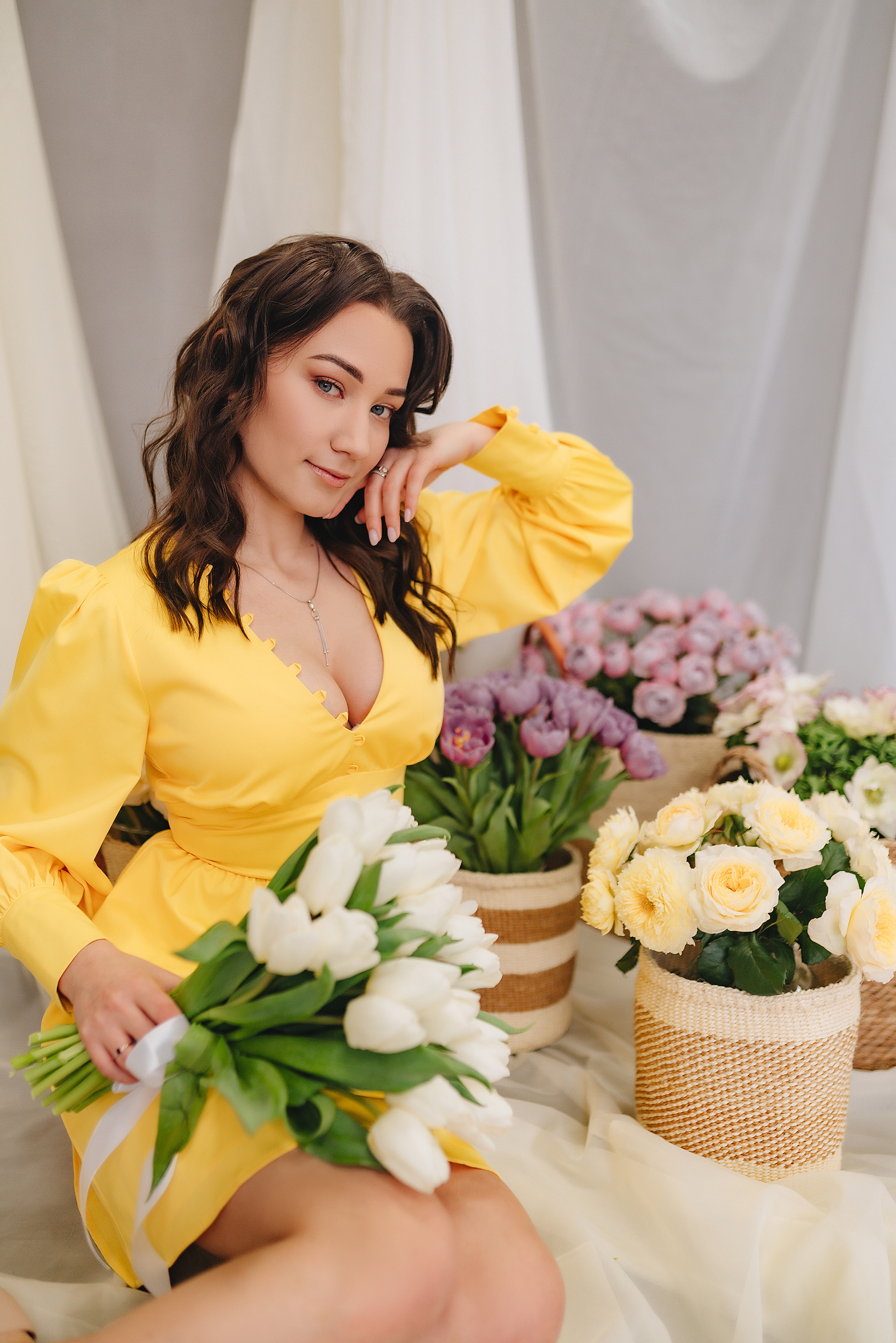 Анастасия | Фотодень с цветами. Фотограф Карина Шмулёва. Воронеж и область