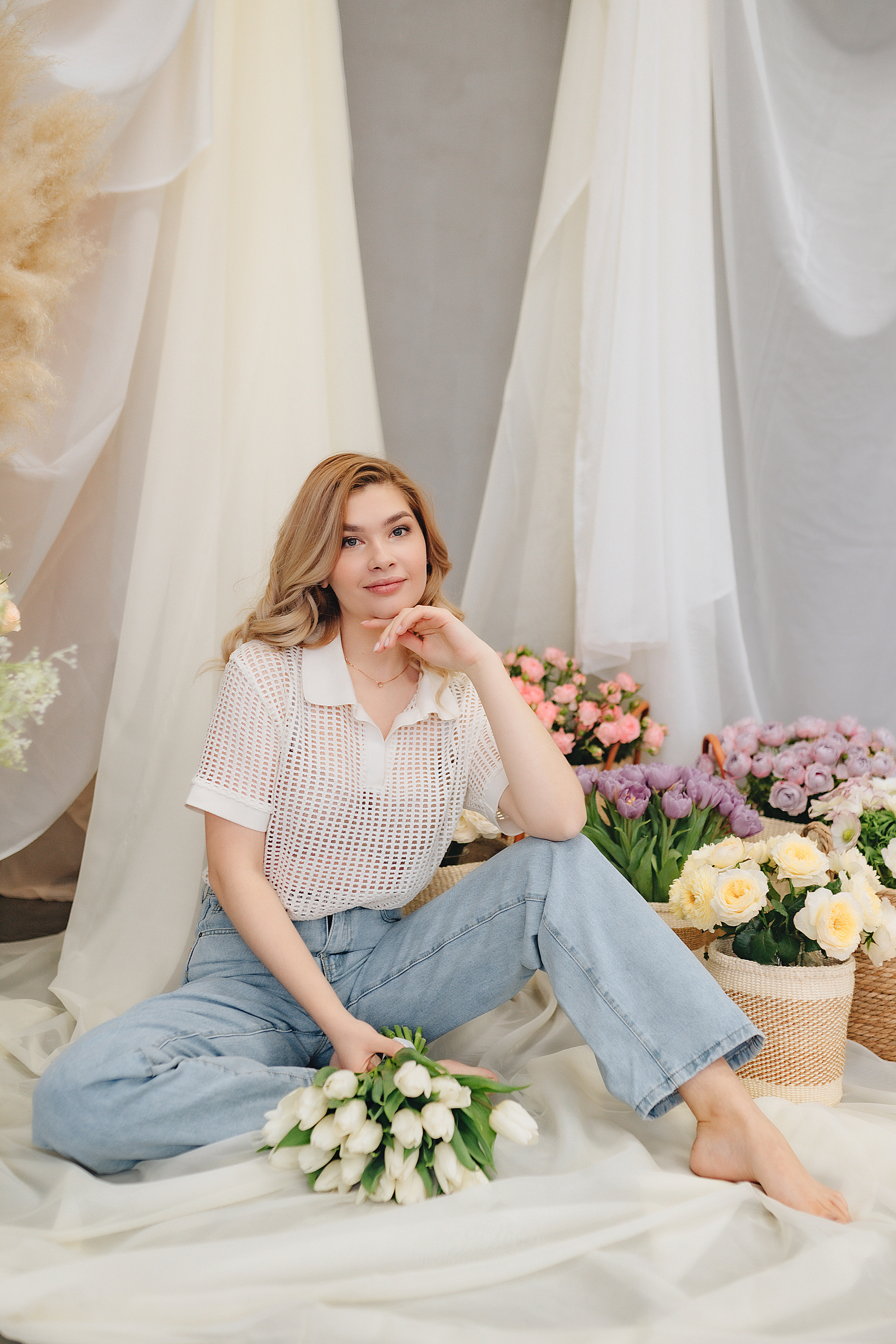 Алина | Фотодень с цветами. Фотограф Карина Шмулёва. Воронеж и область