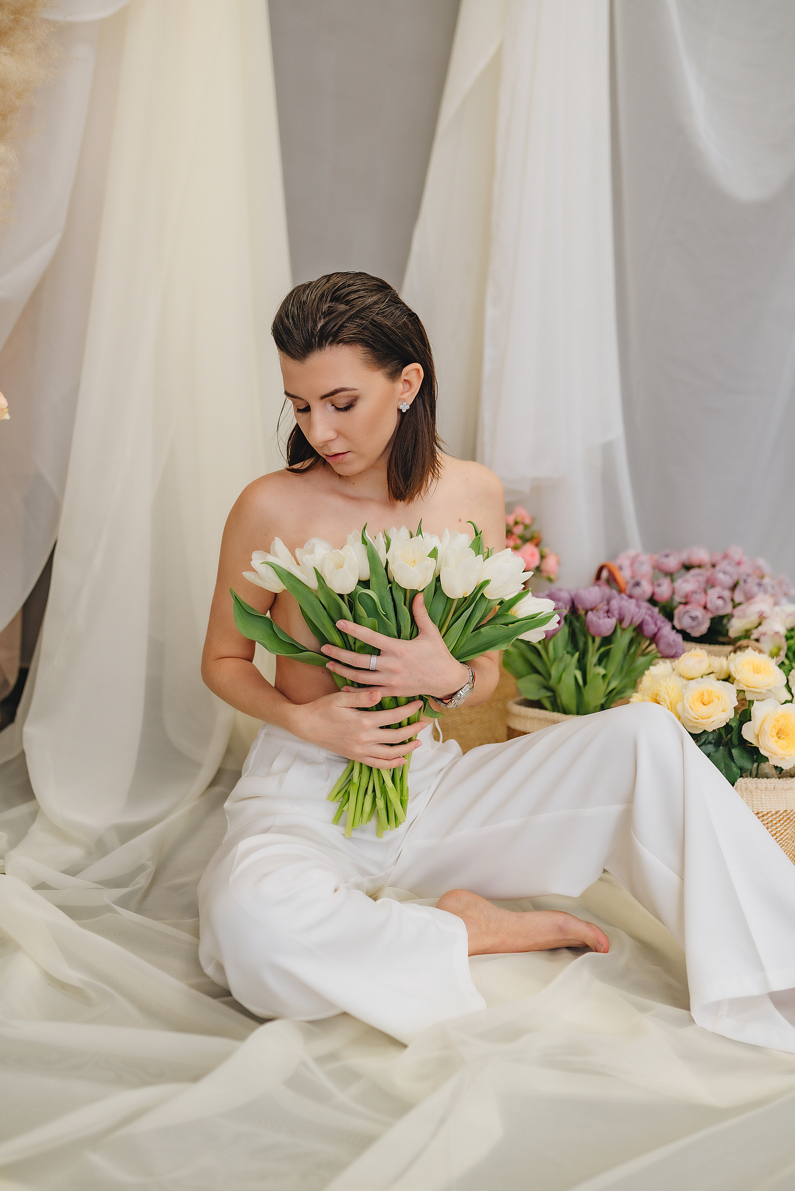 Олеся | Фотодень с цветами. Фотограф Карина Шмулёва. Воронеж и область