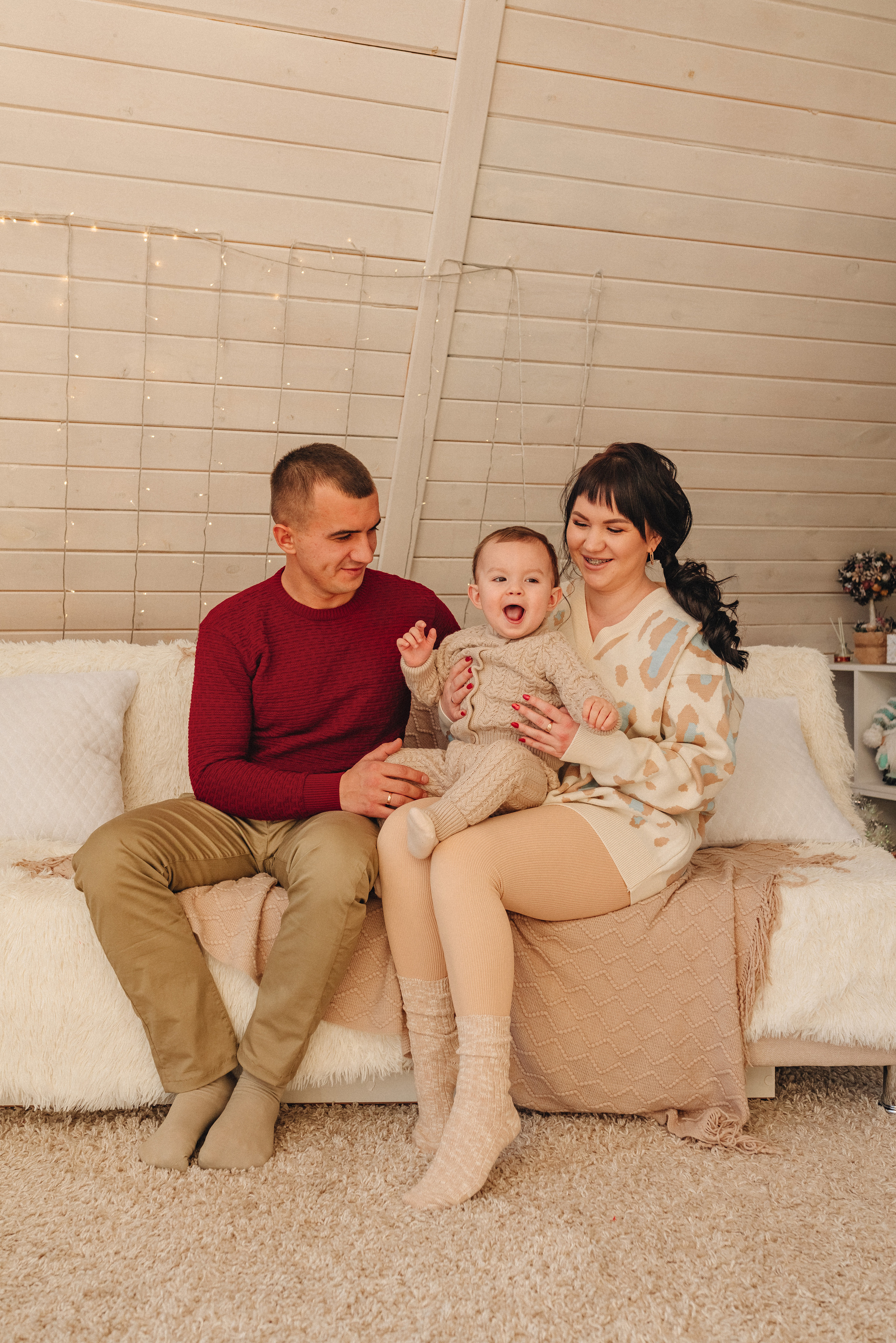 Семья Соколовых | Новогодний фотодень. Фотограф Карина Шмулёва. Воронеж и область