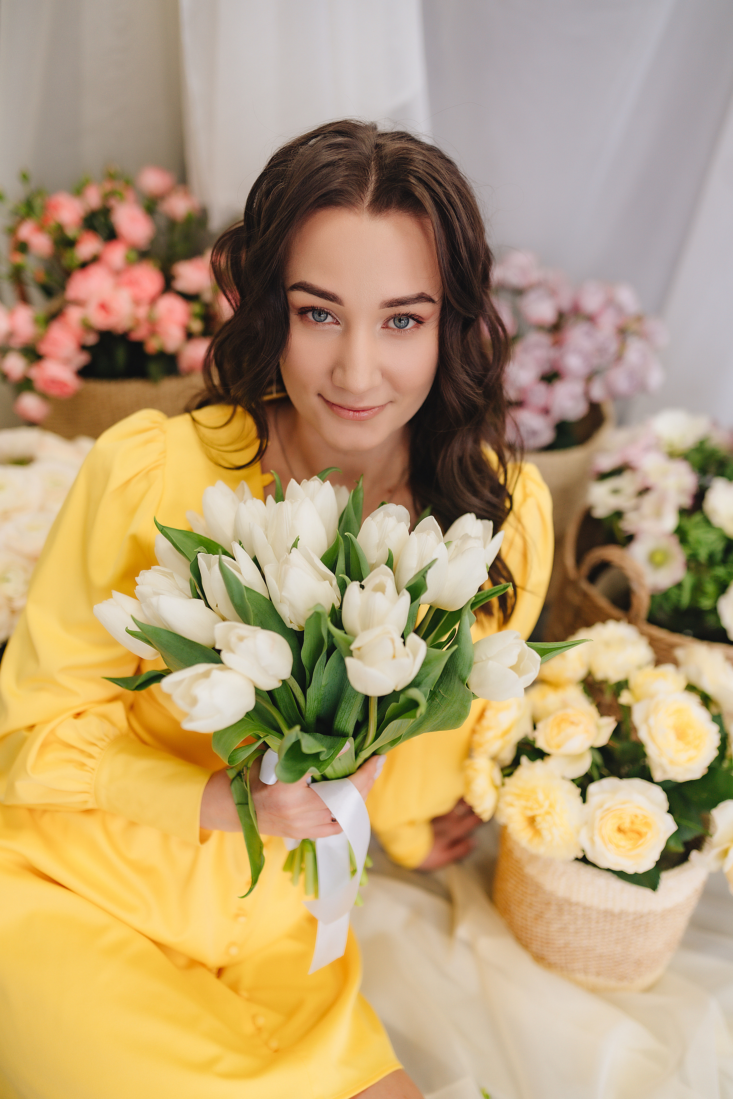 Анастасия | Фотодень с цветами. Фотограф Карина Шмулёва. Воронеж и область