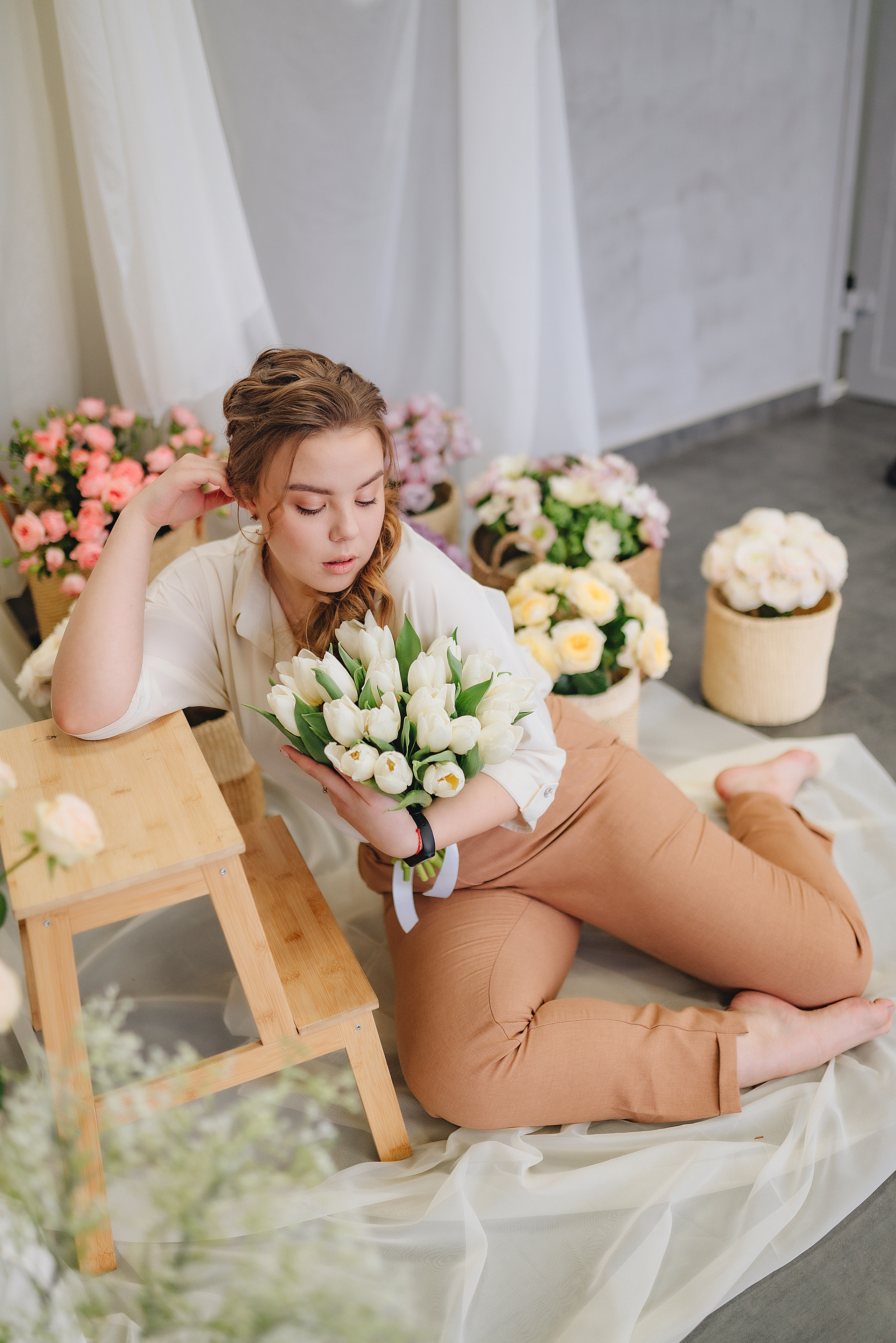 Елизавета | Фотодень с цветами. Фотограф Карина Шмулёва. Воронеж и область