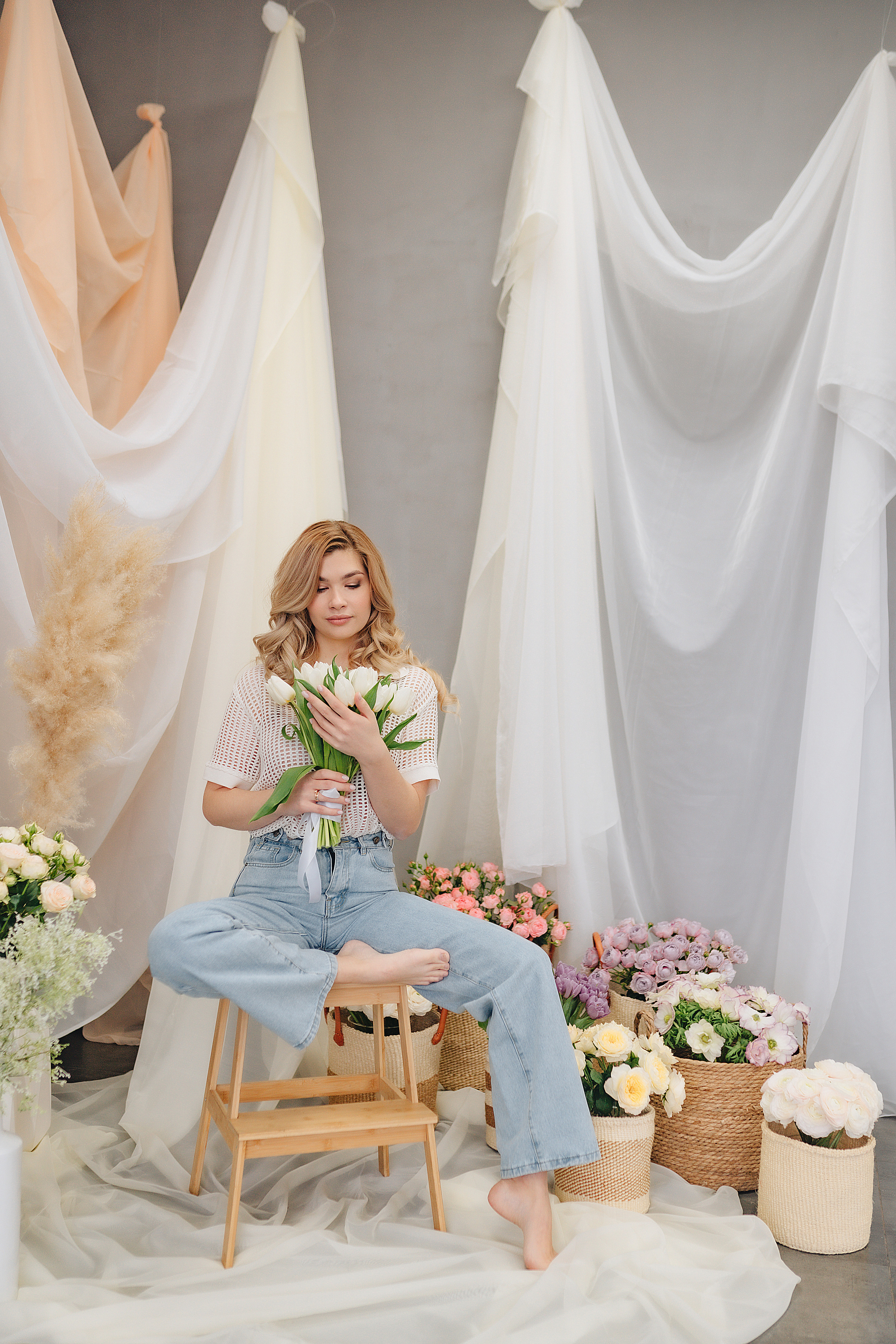 Алина | Фотодень с цветами. Фотограф Карина Шмулёва. Воронеж и область