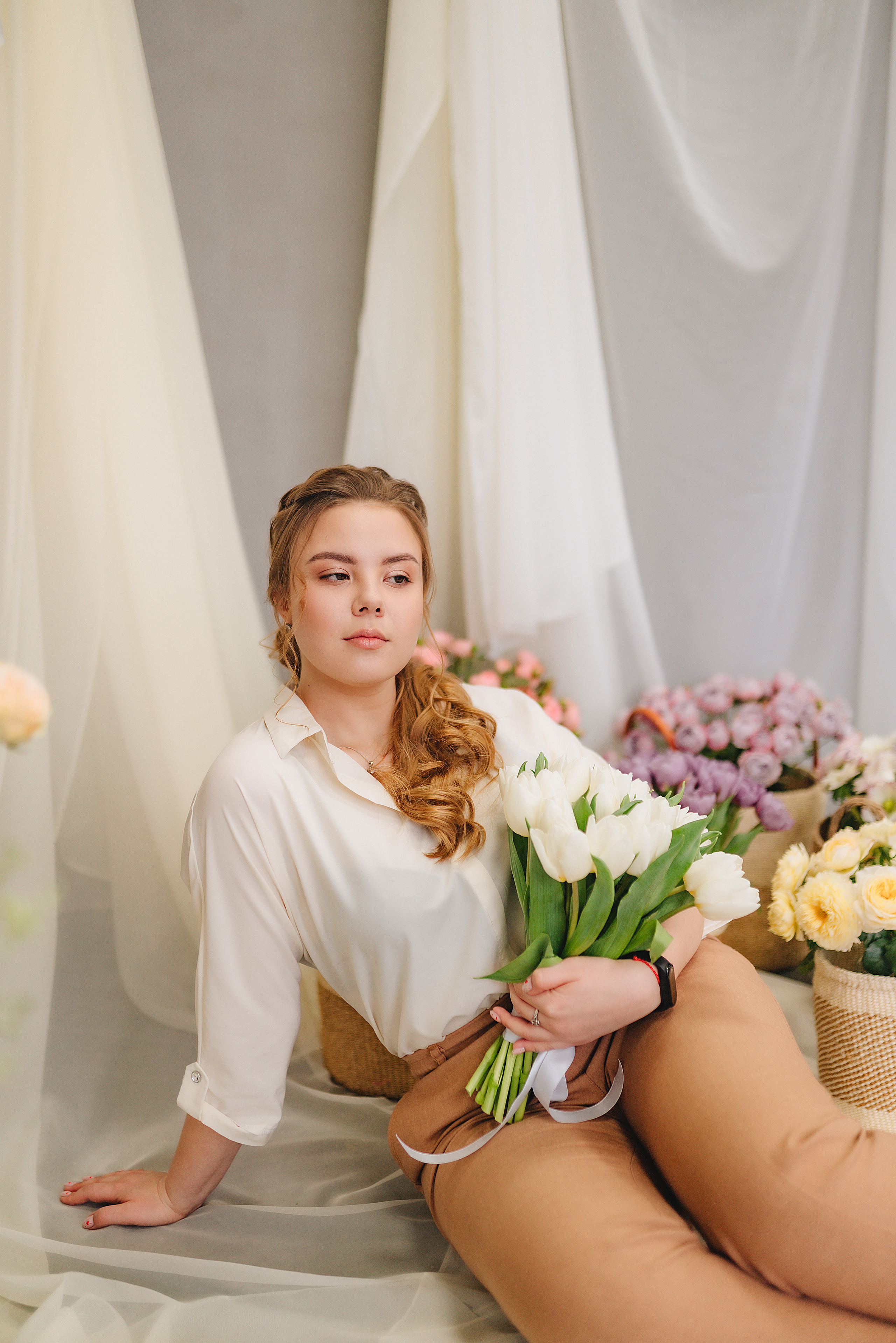 Елизавета | Фотодень с цветами. Фотограф Карина Шмулёва. Воронеж и область