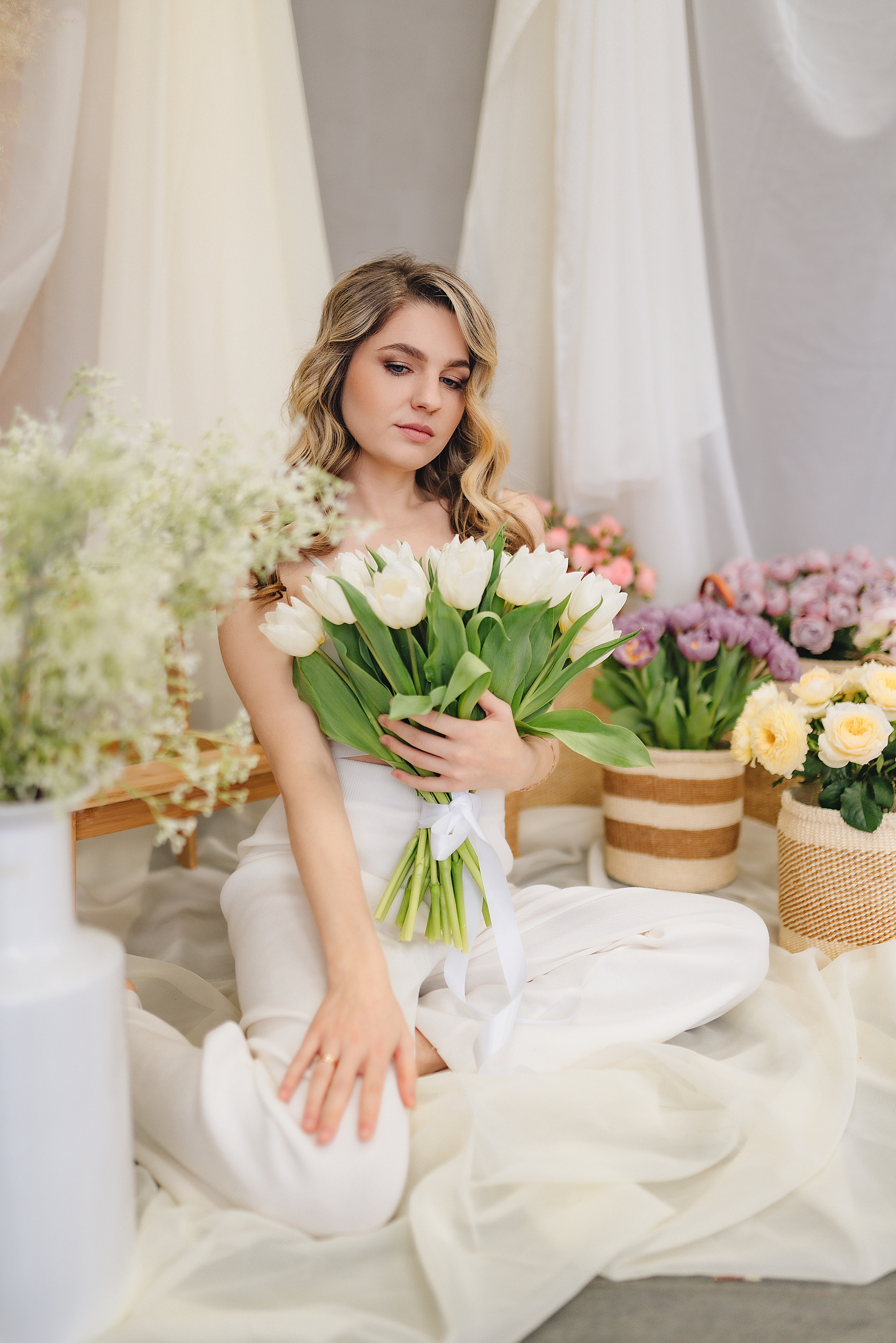 Кристина | Фотодень с цветами. Фотограф Карина Шмулёва. Воронеж и область