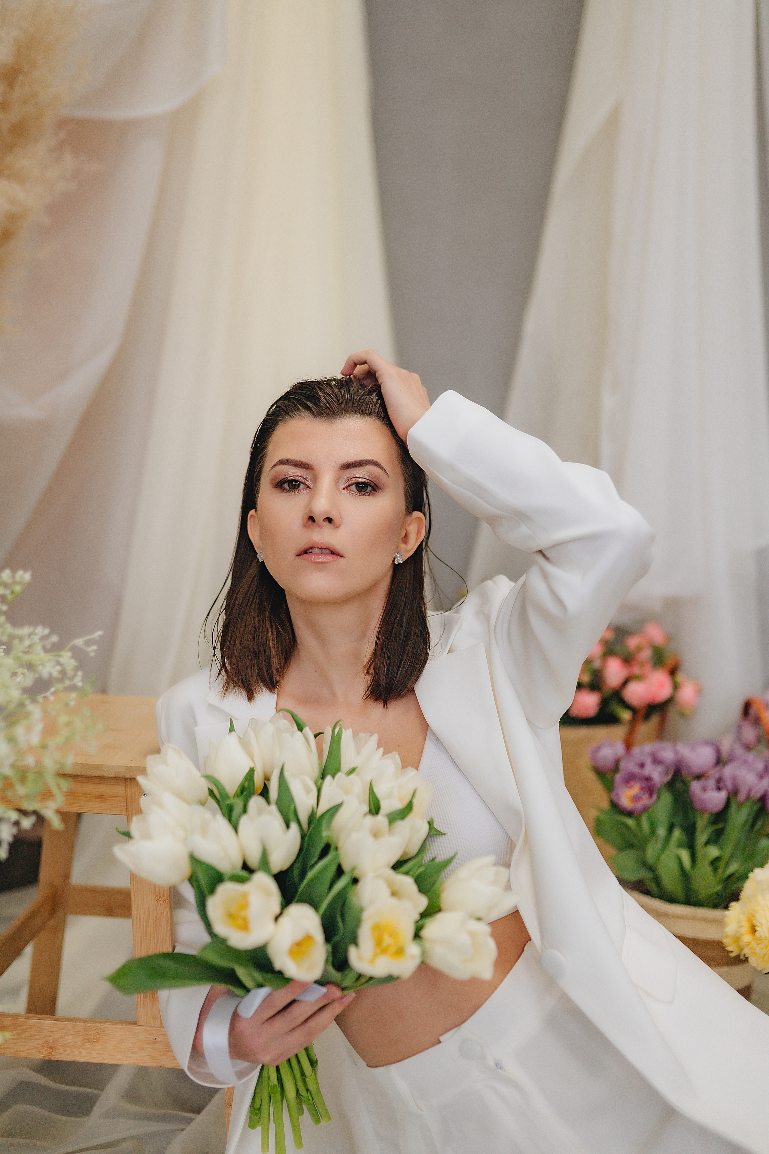 Олеся | Фотодень с цветами. Фотограф Карина Шмулёва. Воронеж и область