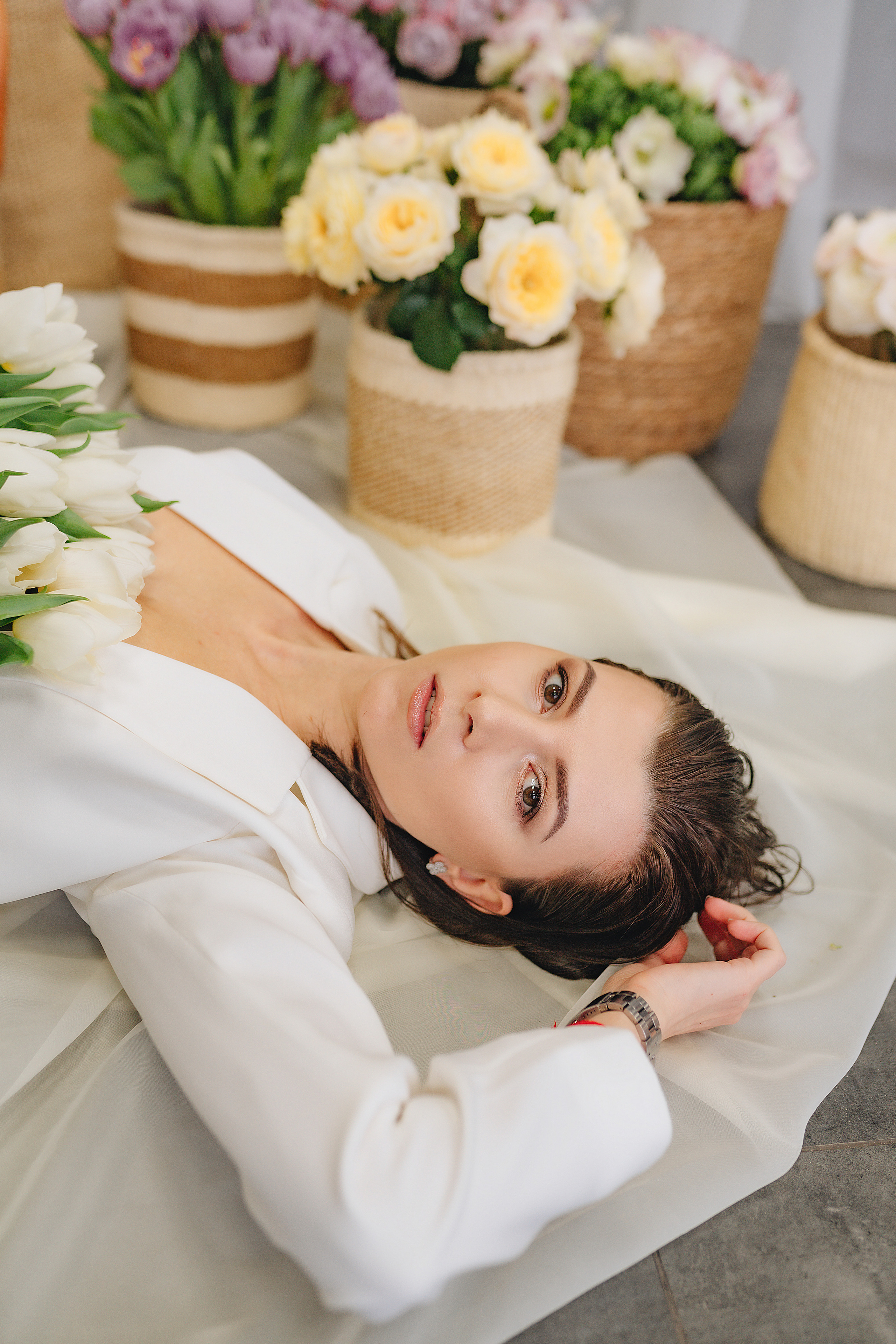 Олеся | Фотодень с цветами. Фотограф Карина Шмулёва. Воронеж и область