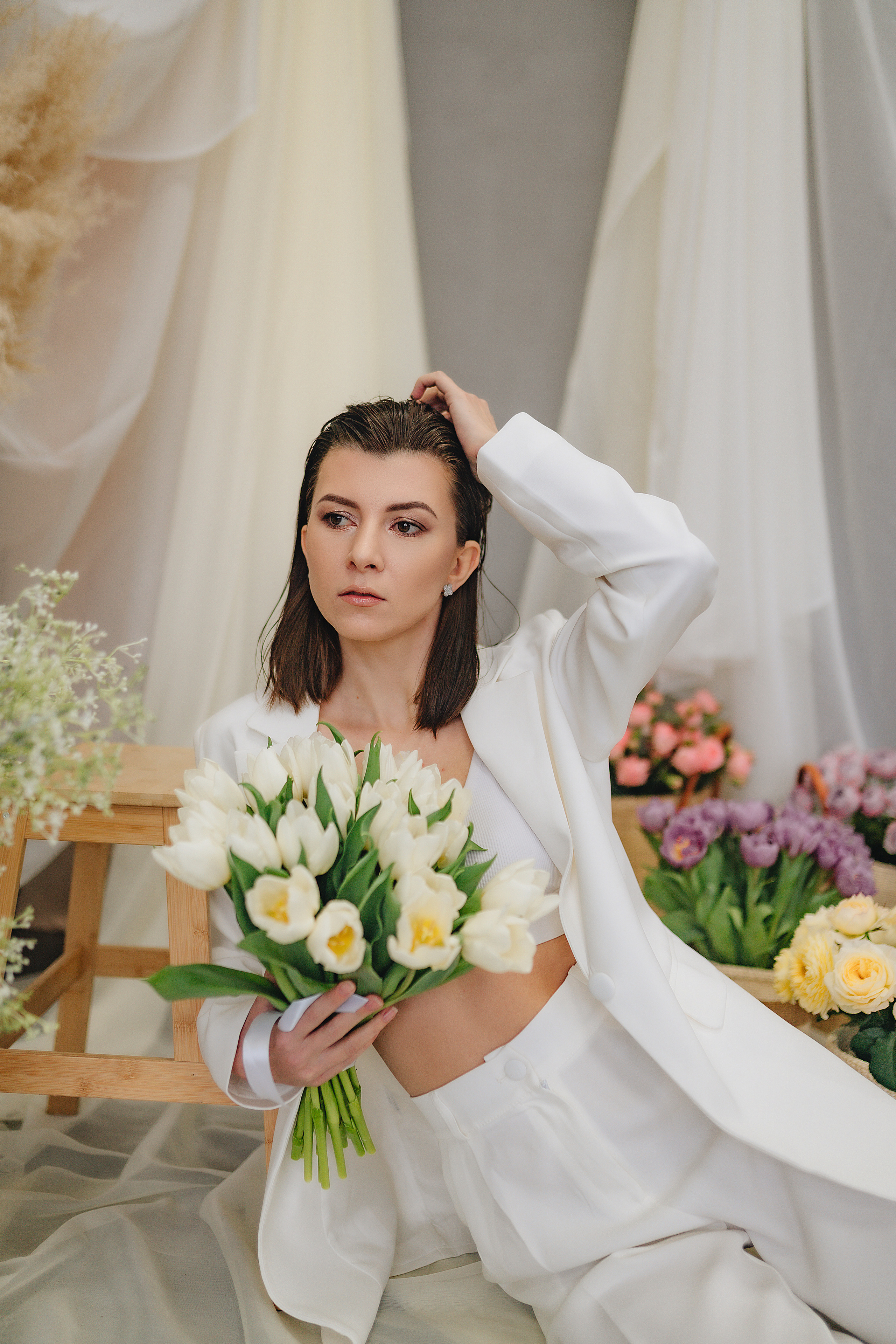 Олеся | Фотодень с цветами. Фотограф Карина Шмулёва. Воронеж и область