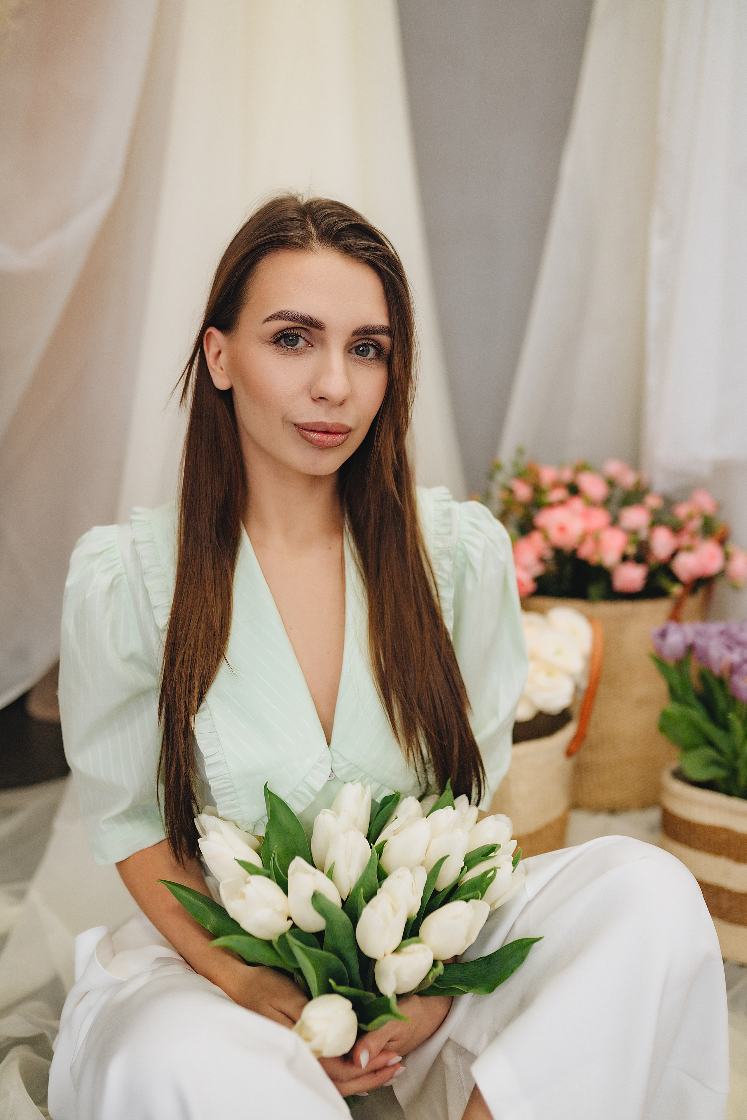 Юлия | Фотодень с цветами. Фотограф Карина Шмулёва. Воронеж и область