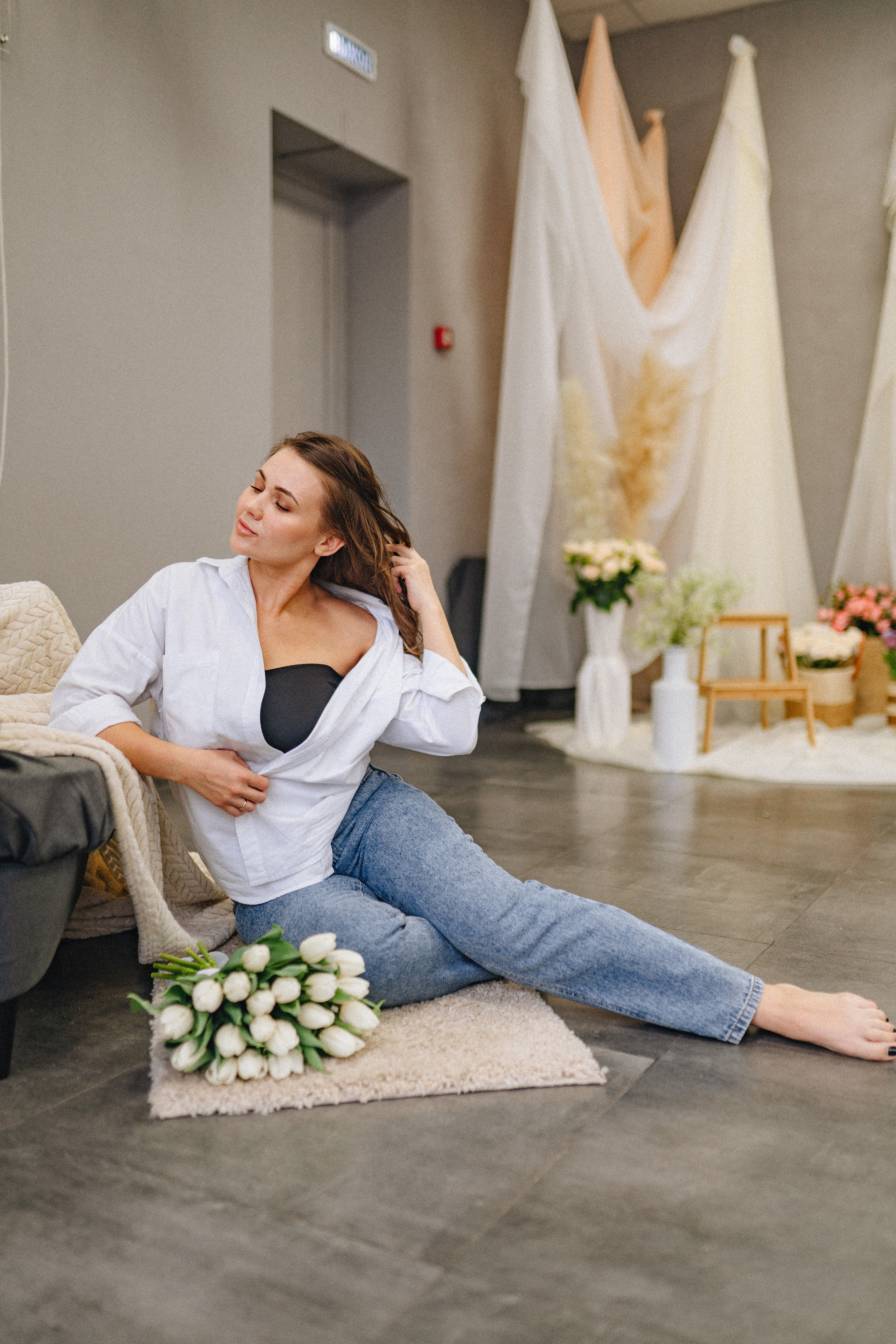 Анна | Фотодень с цветами. Фотограф Карина Шмулёва. Воронеж и область