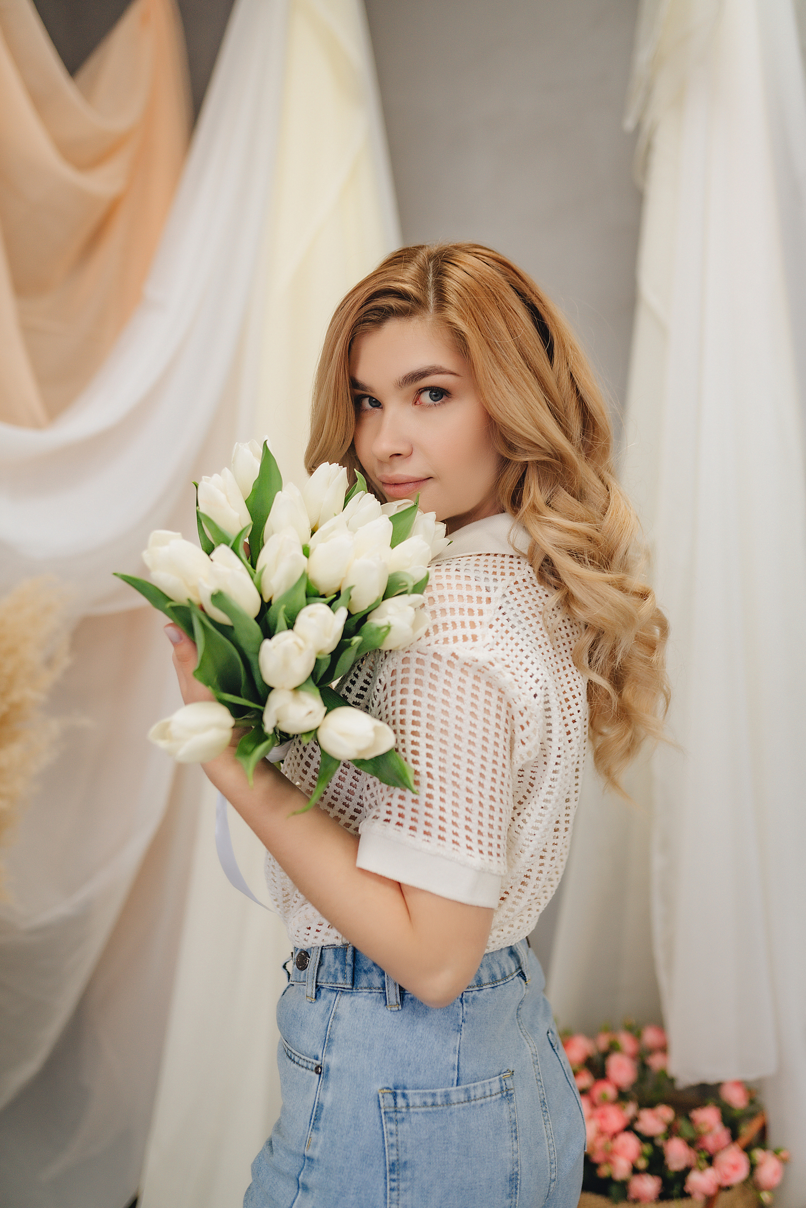 Алина | Фотодень с цветами. Фотограф Карина Шмулёва. Воронеж и область