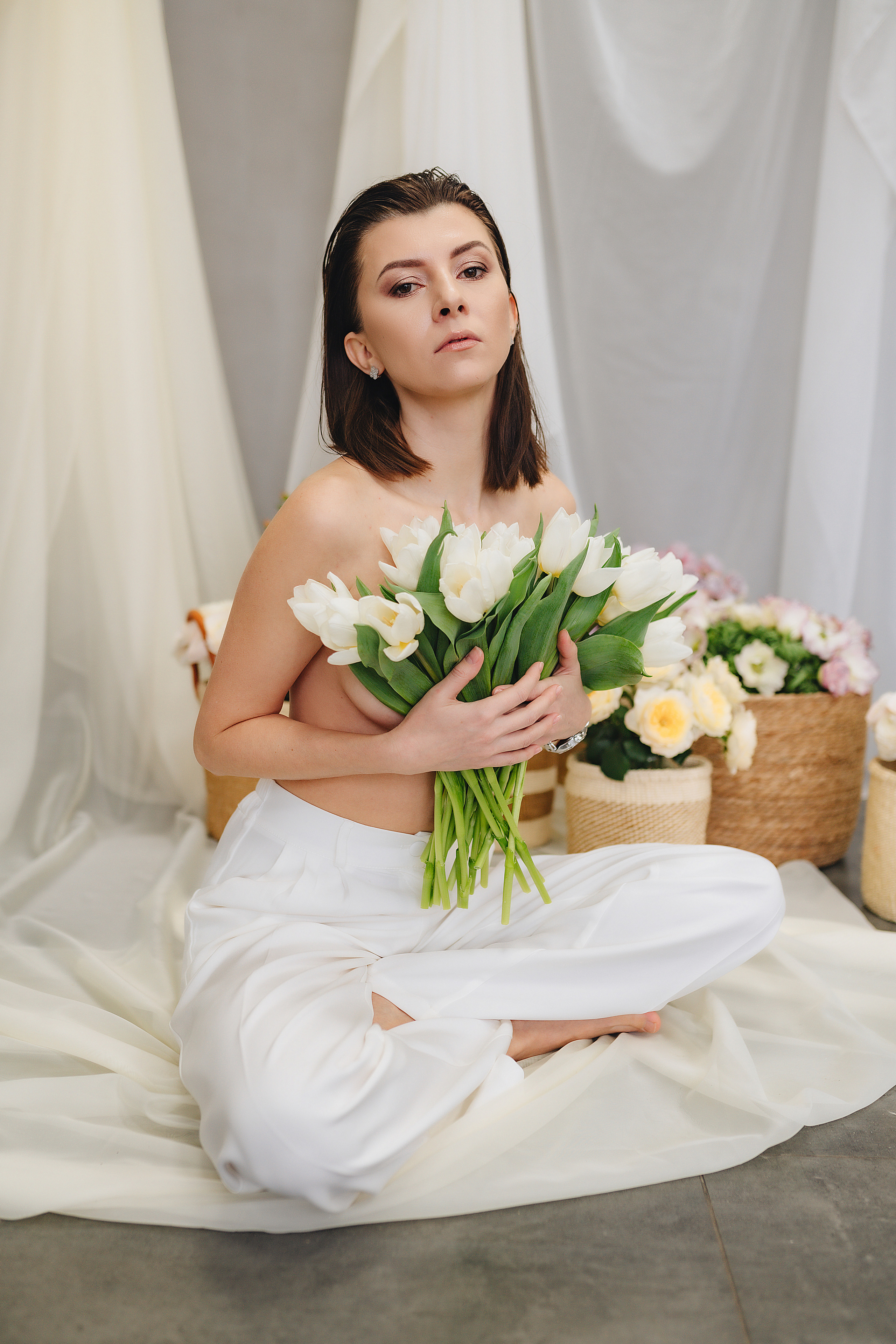 Олеся | Фотодень с цветами. Фотограф Карина Шмулёва. Воронеж и область