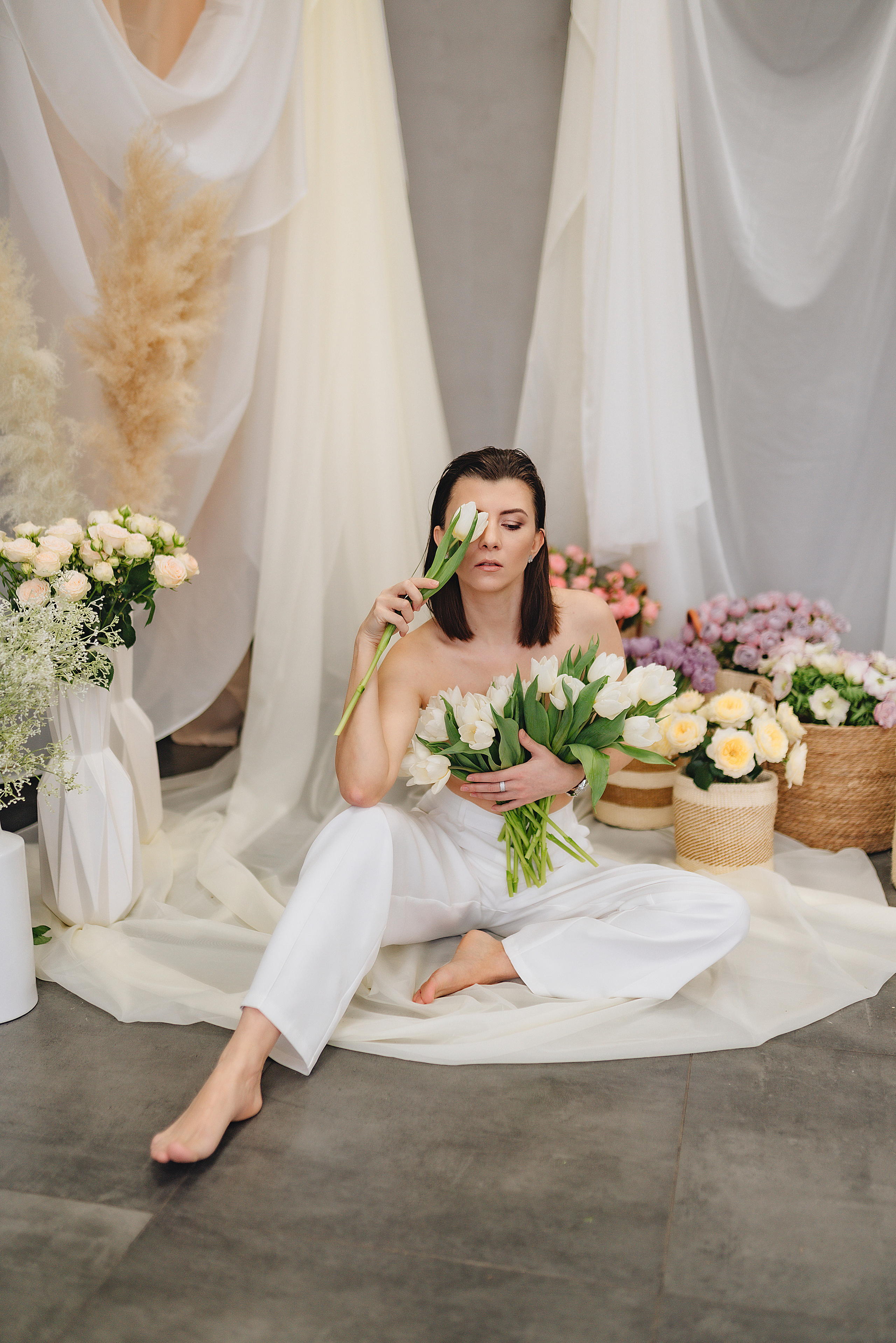 Олеся | Фотодень с цветами. Фотограф Карина Шмулёва. Воронеж и область