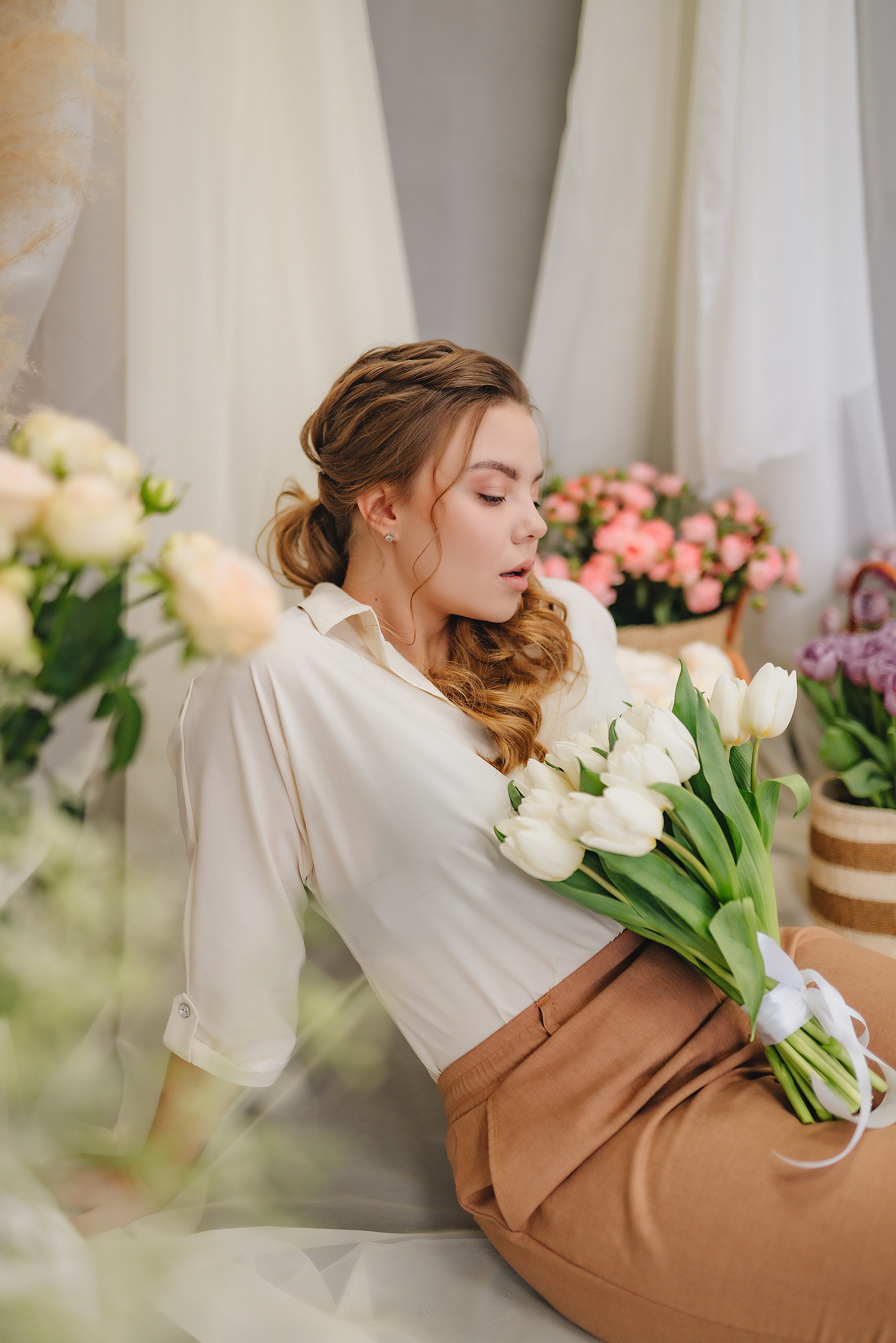 Елизавета | Фотодень с цветами. Фотограф Карина Шмулёва. Воронеж и область