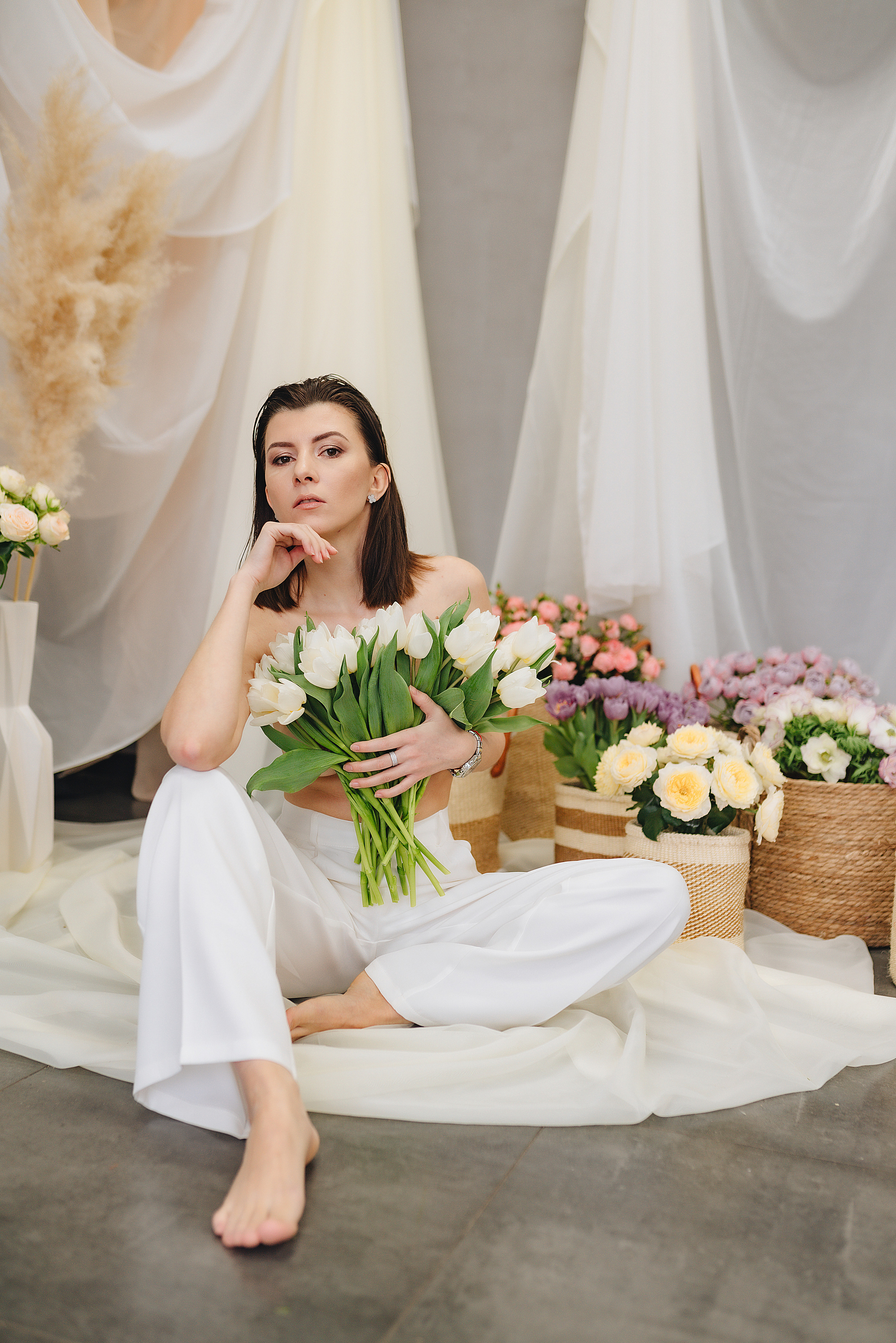 Олеся | Фотодень с цветами. Фотограф Карина Шмулёва. Воронеж и область