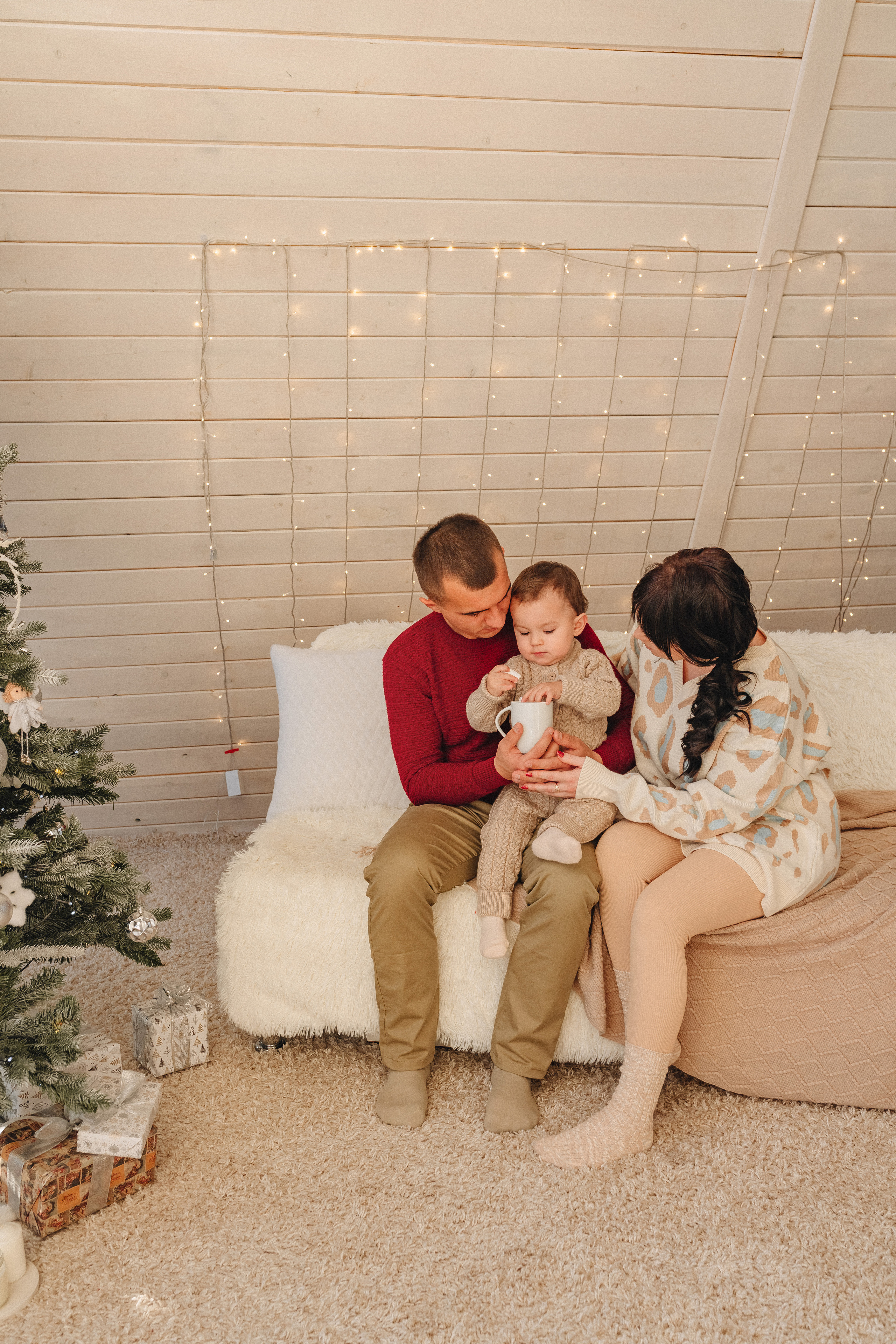 Семья Соколовых | Новогодний фотодень. Фотограф Карина Шмулёва. Воронеж и область