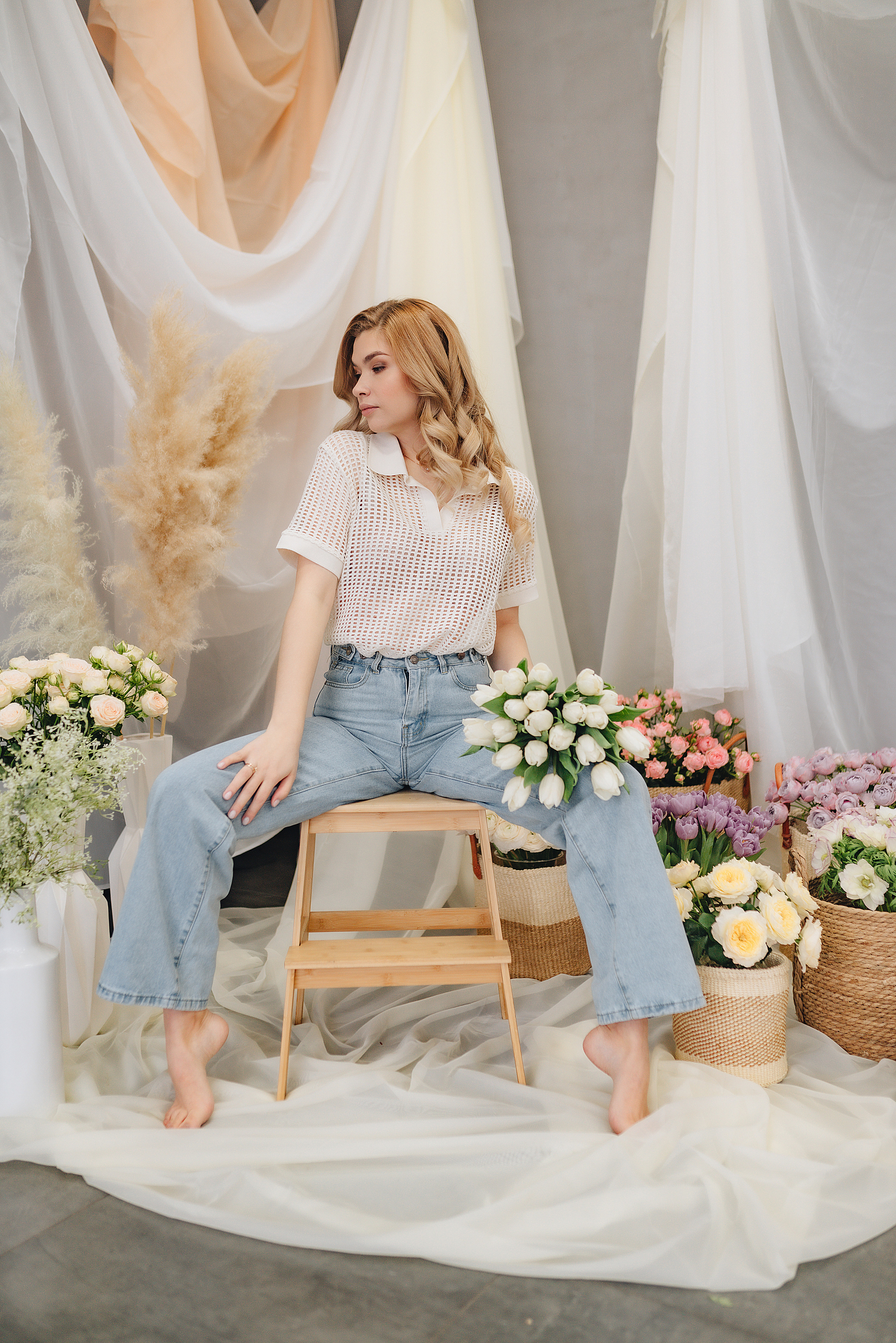 Алина | Фотодень с цветами. Фотограф Карина Шмулёва. Воронеж и область