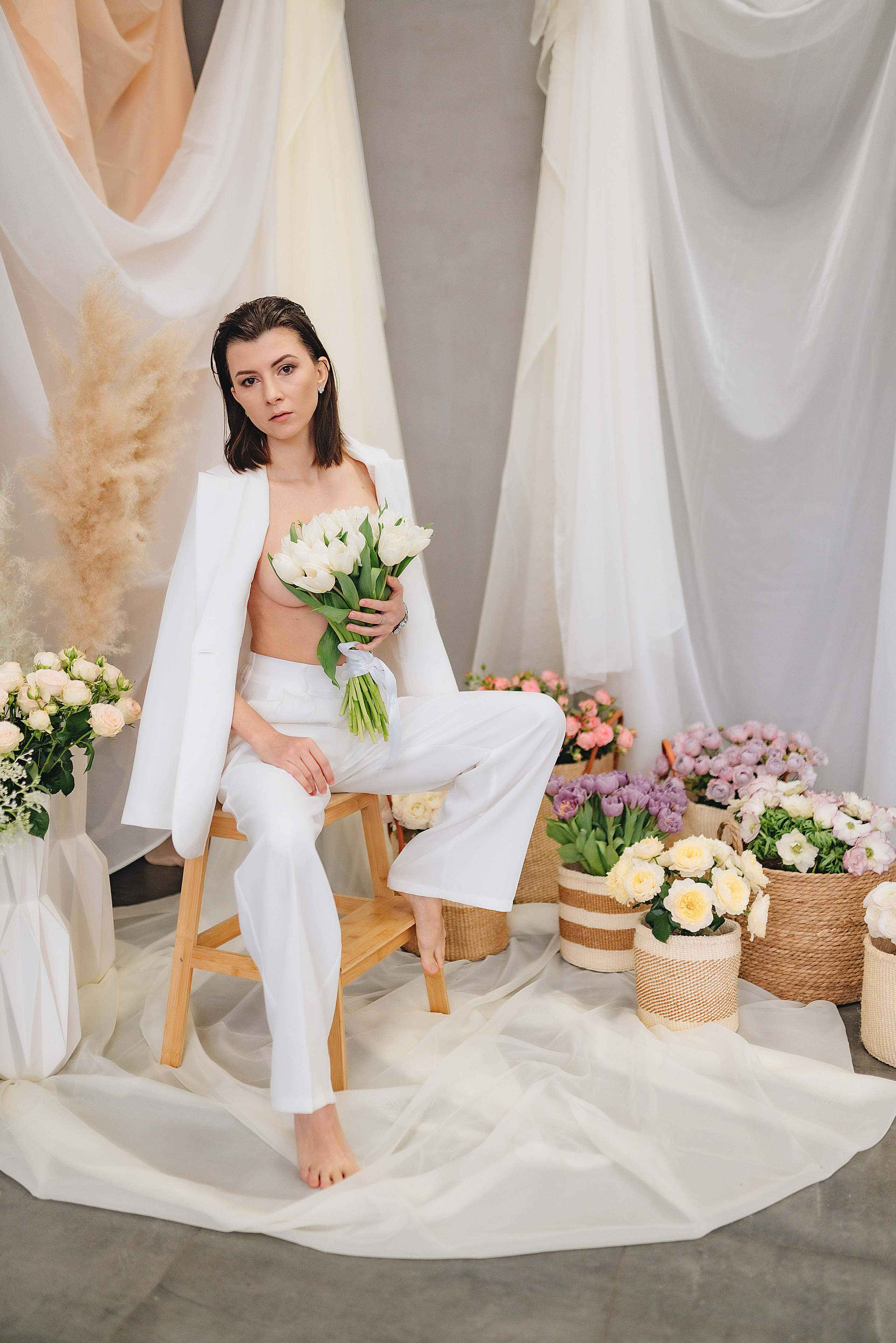 Олеся | Фотодень с цветами. Фотограф Карина Шмулёва. Воронеж и область