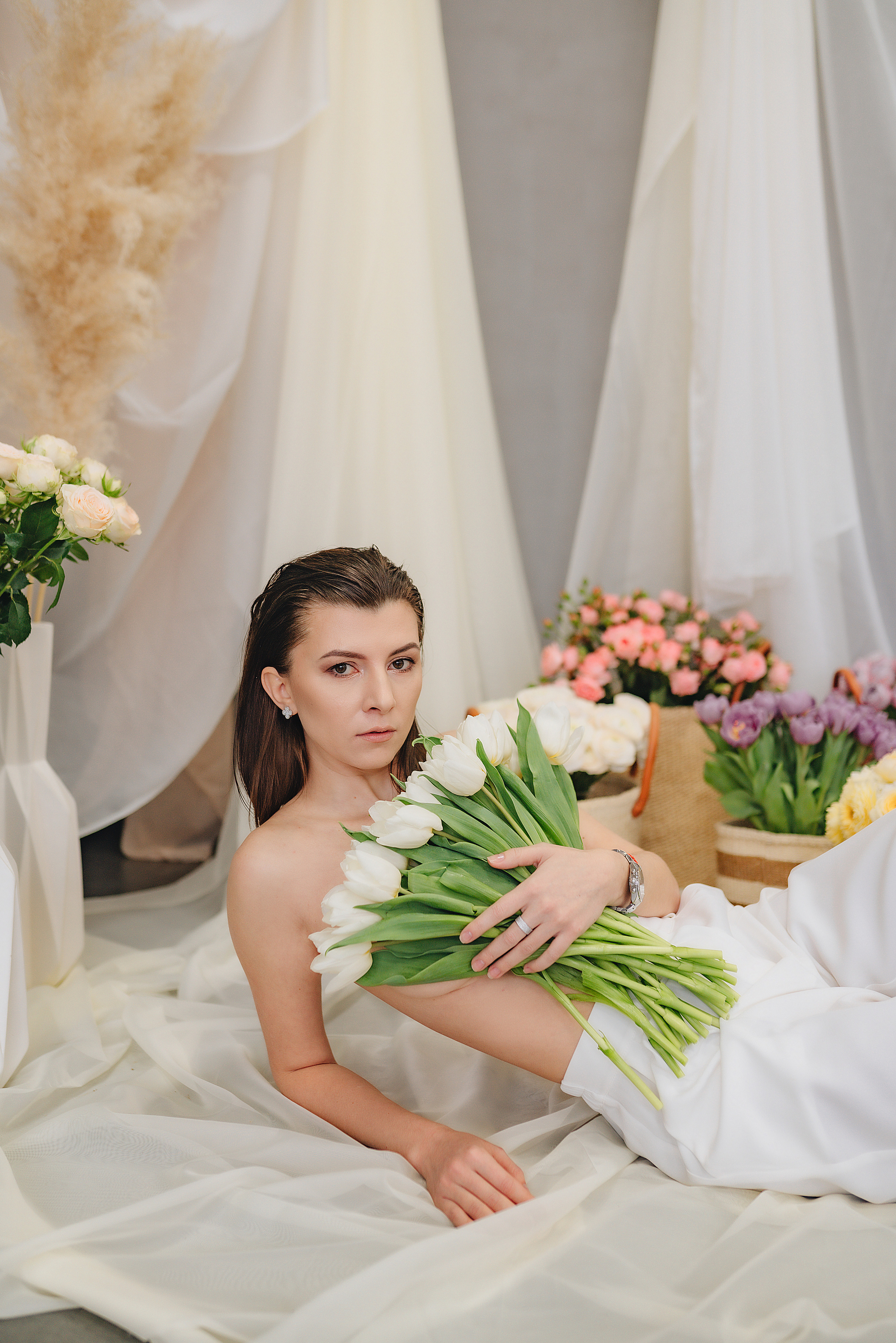 Олеся | Фотодень с цветами. Фотограф Карина Шмулёва. Воронеж и область