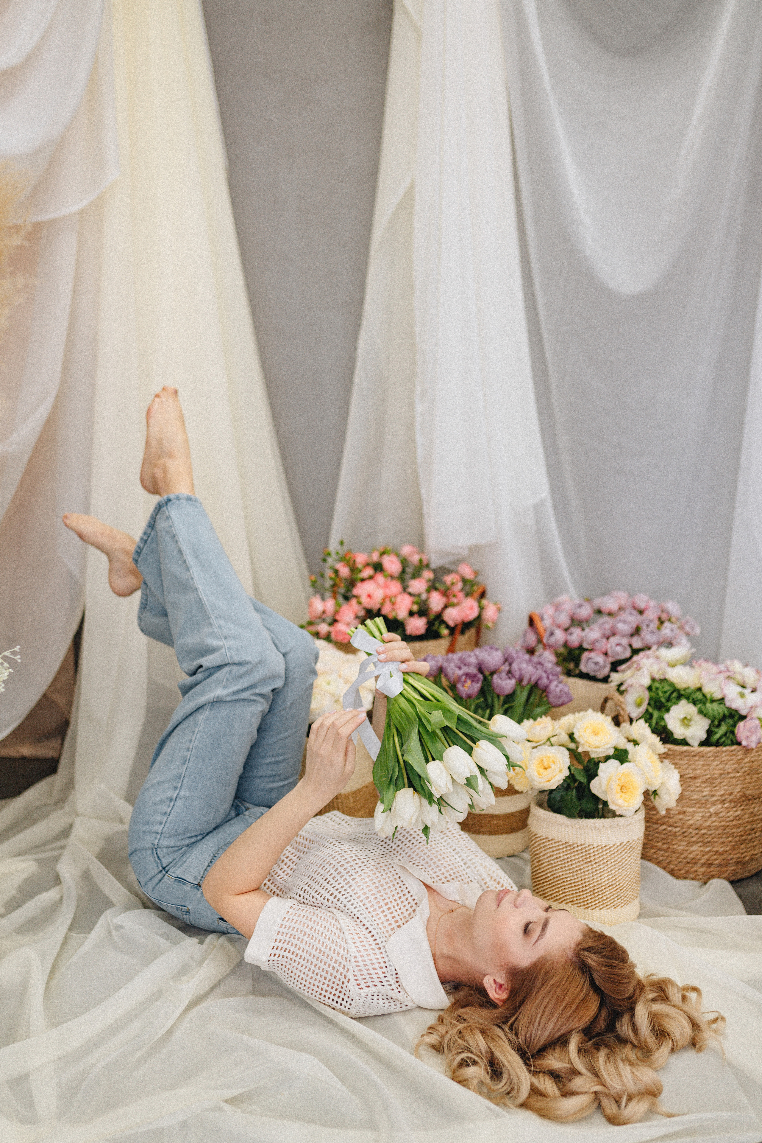 Алина | Фотодень с цветами. Фотограф Карина Шмулёва. Воронеж и область