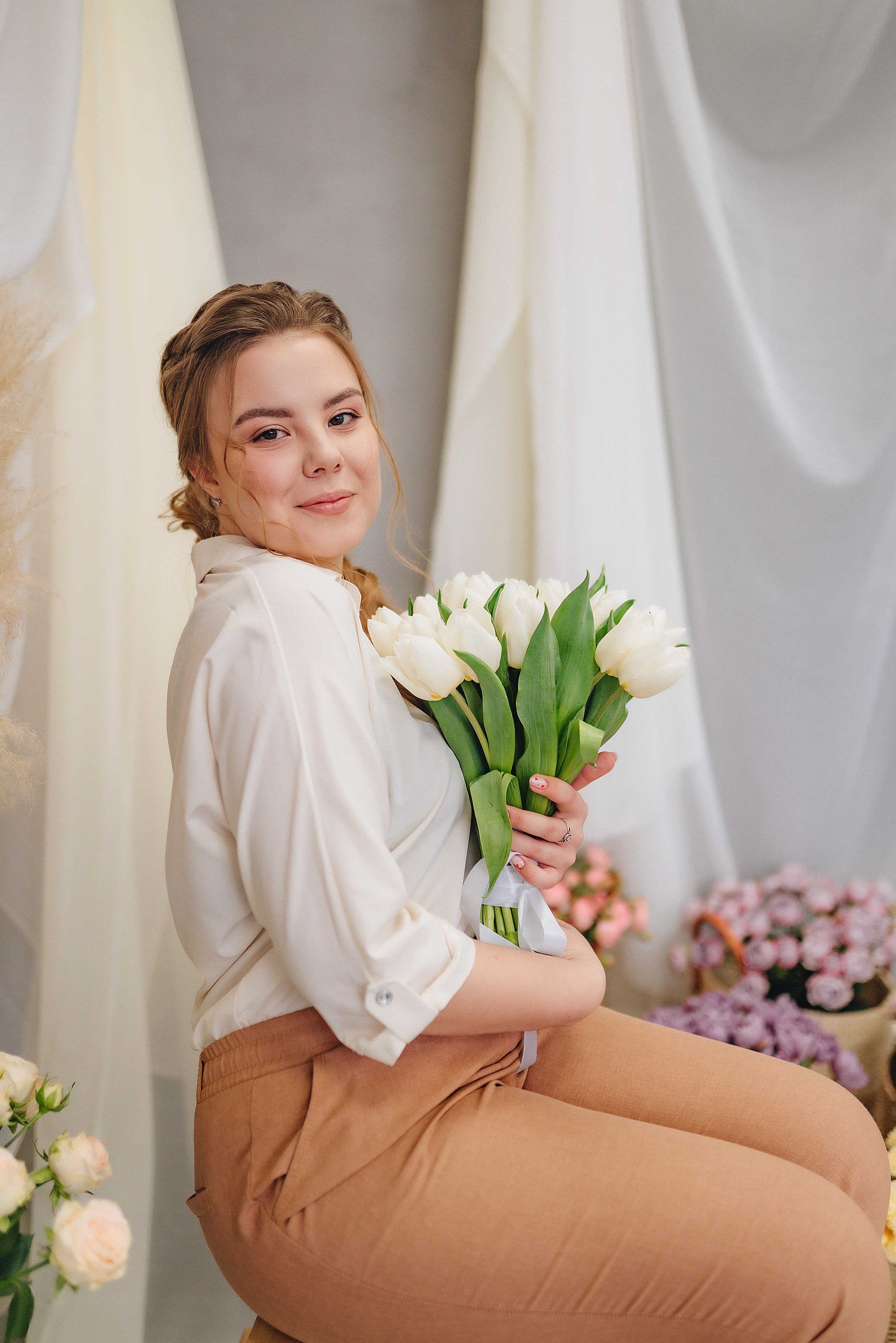 Елизавета | Фотодень с цветами. Фотограф Карина Шмулёва. Воронеж и область