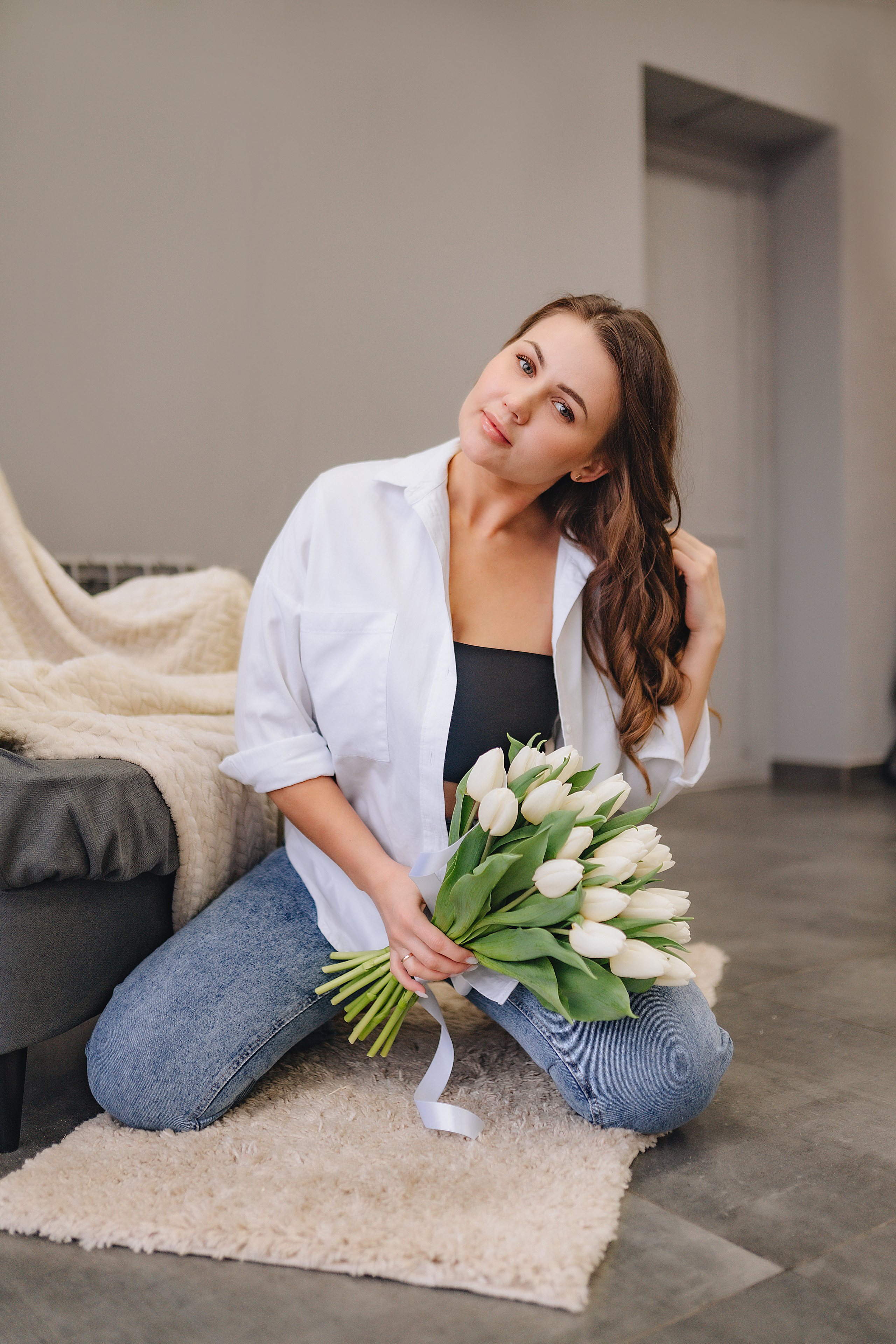 Анна | Фотодень с цветами. Фотограф Карина Шмулёва. Воронеж и область