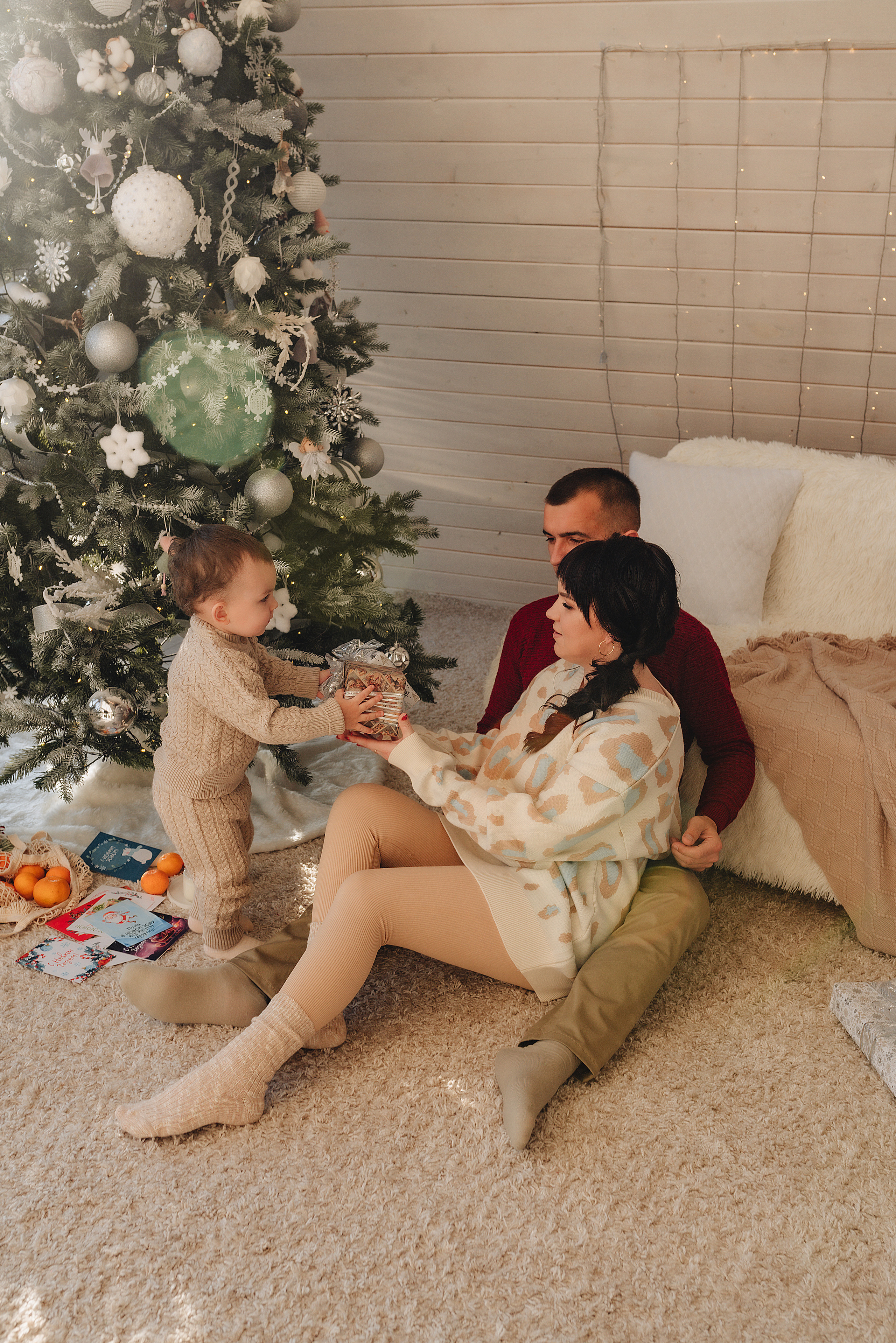 Семья Соколовых | Новогодний фотодень. Фотограф Карина Шмулёва. Воронеж и область