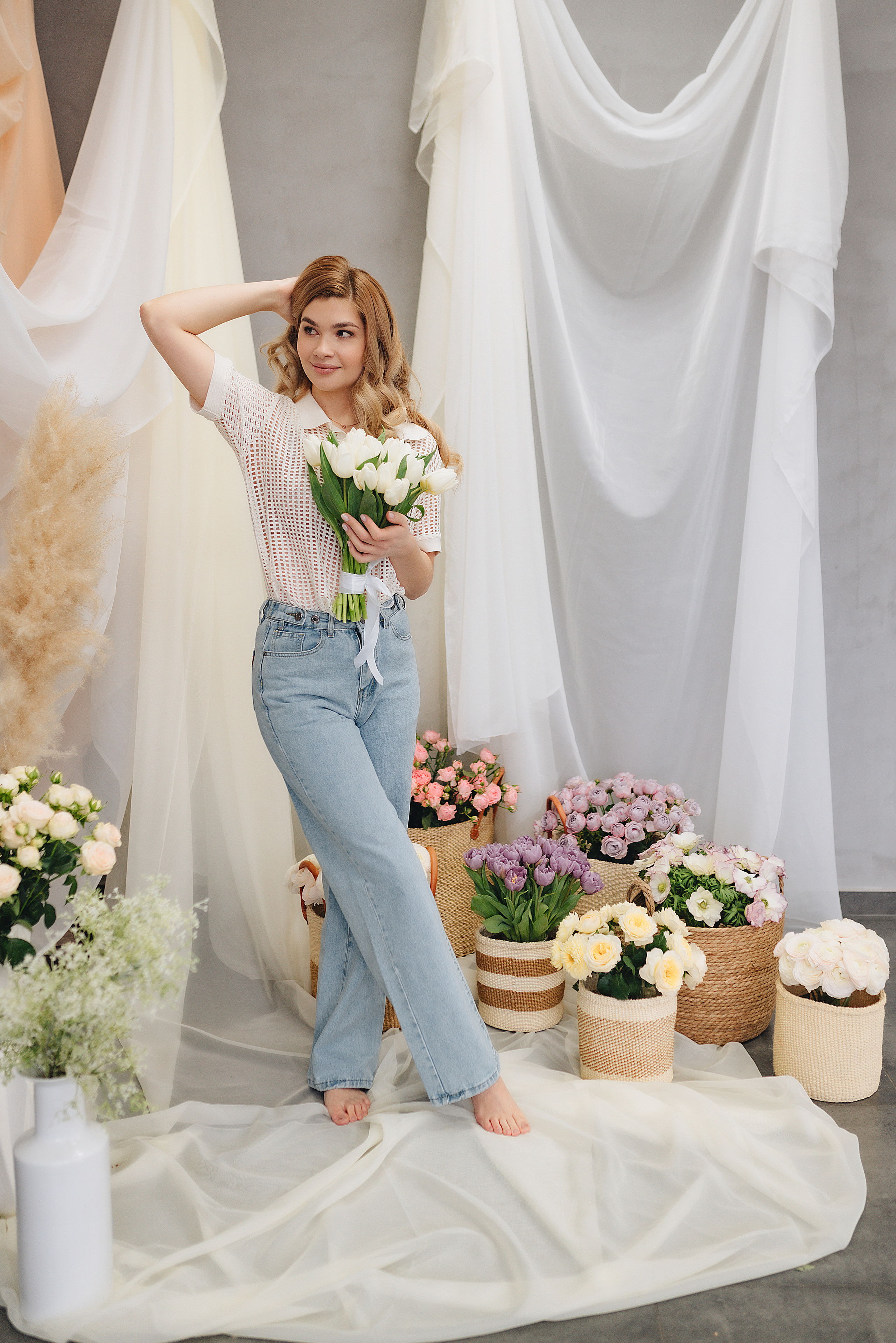 Алина | Фотодень с цветами. Фотограф Карина Шмулёва. Воронеж и область