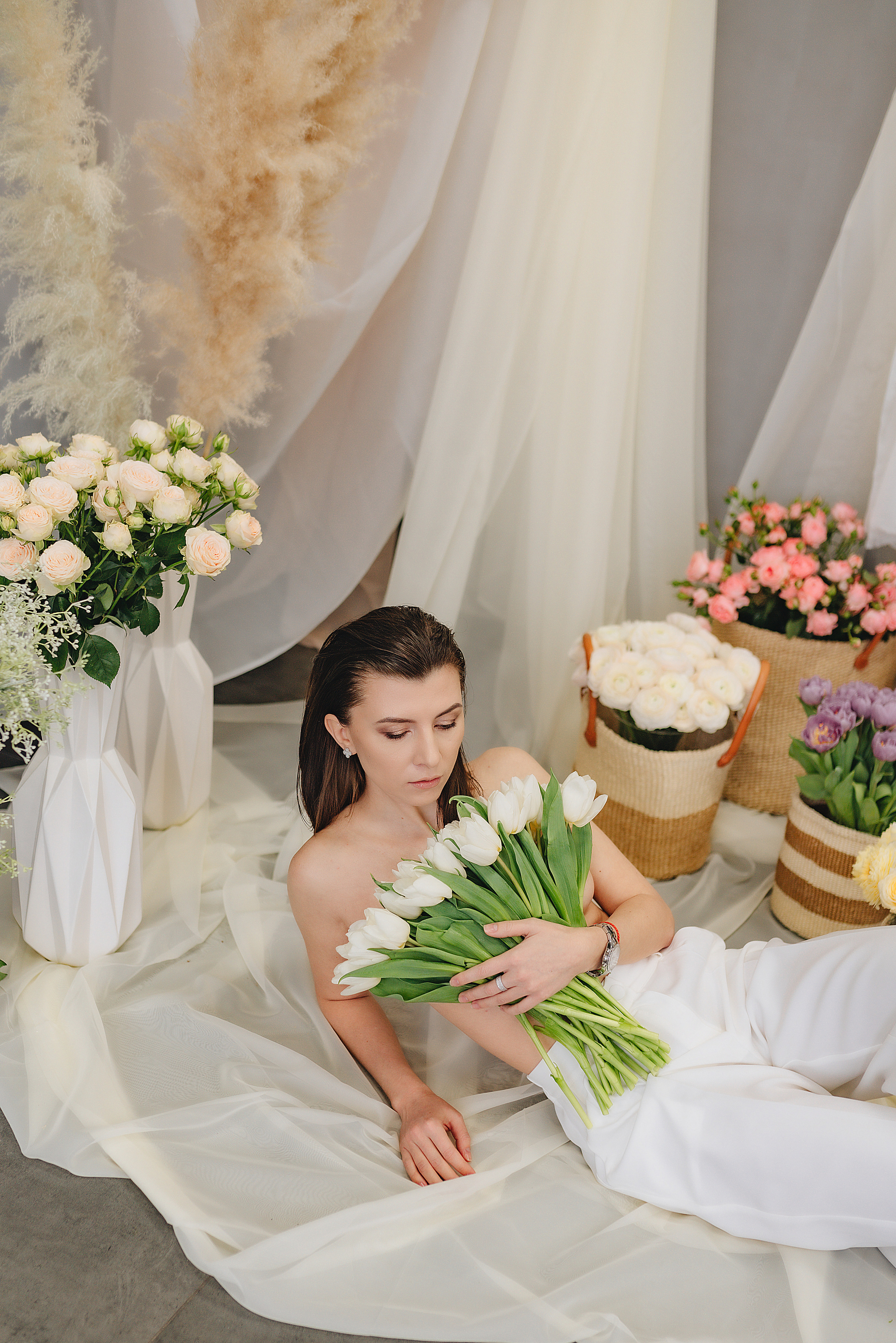 Олеся | Фотодень с цветами. Фотограф Карина Шмулёва. Воронеж и область