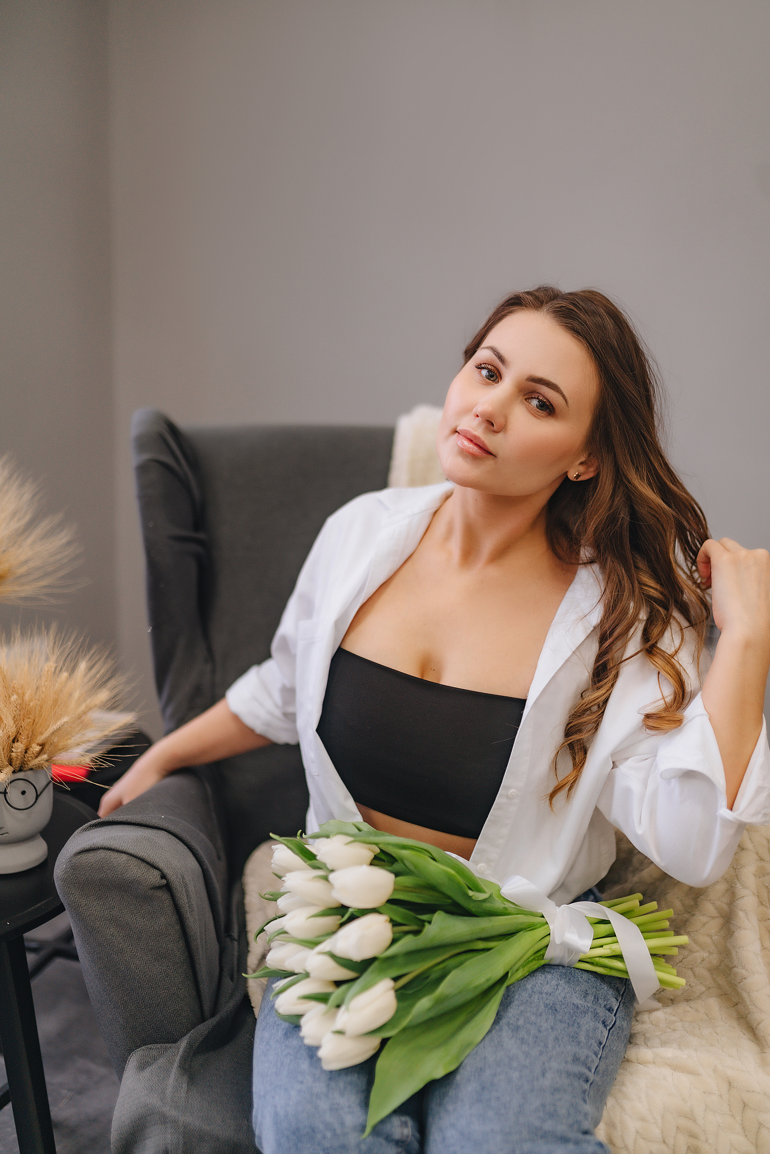 Анна | Фотодень с цветами. Фотограф Карина Шмулёва. Воронеж и область