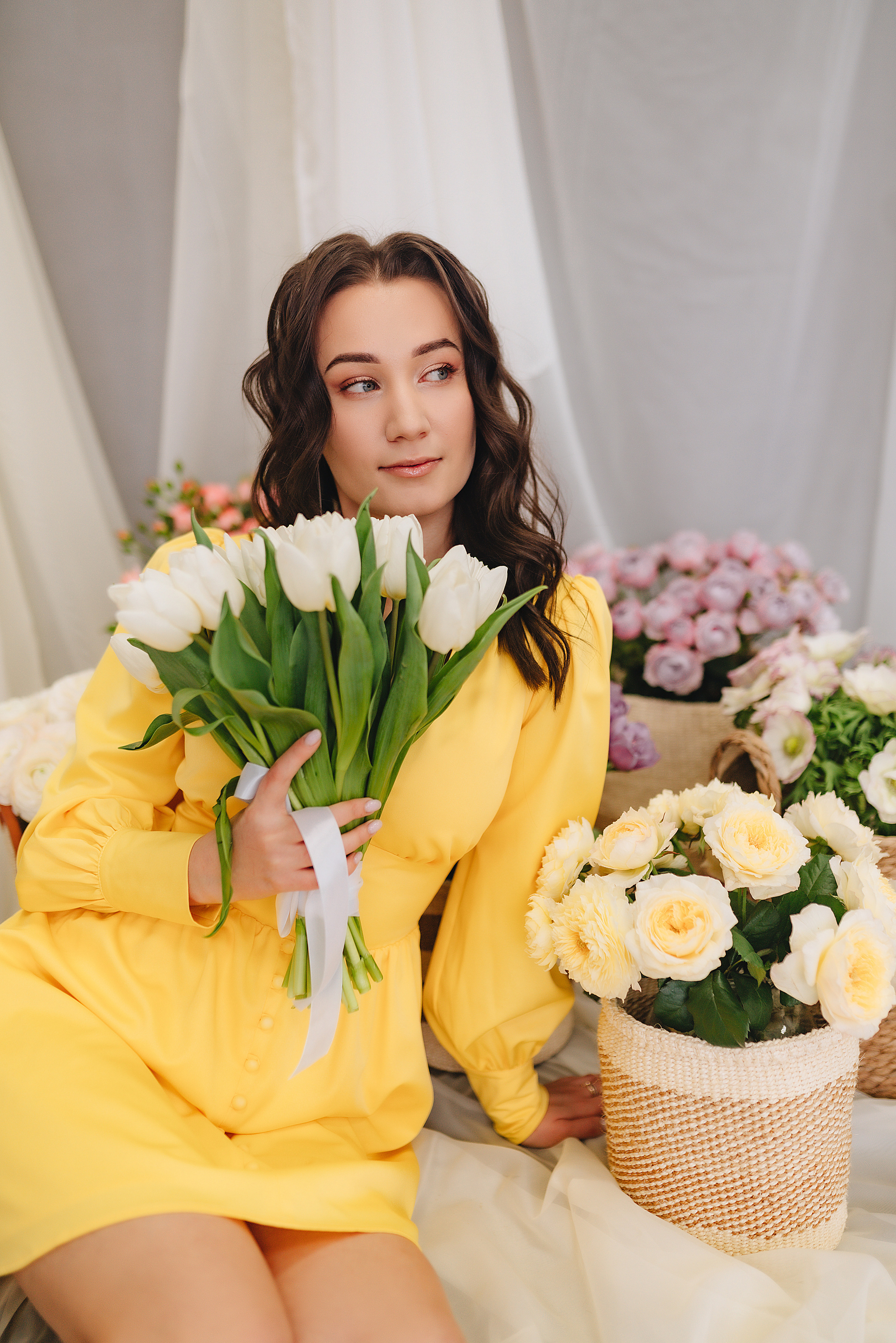 Анастасия | Фотодень с цветами. Фотограф Карина Шмулёва. Воронеж и область