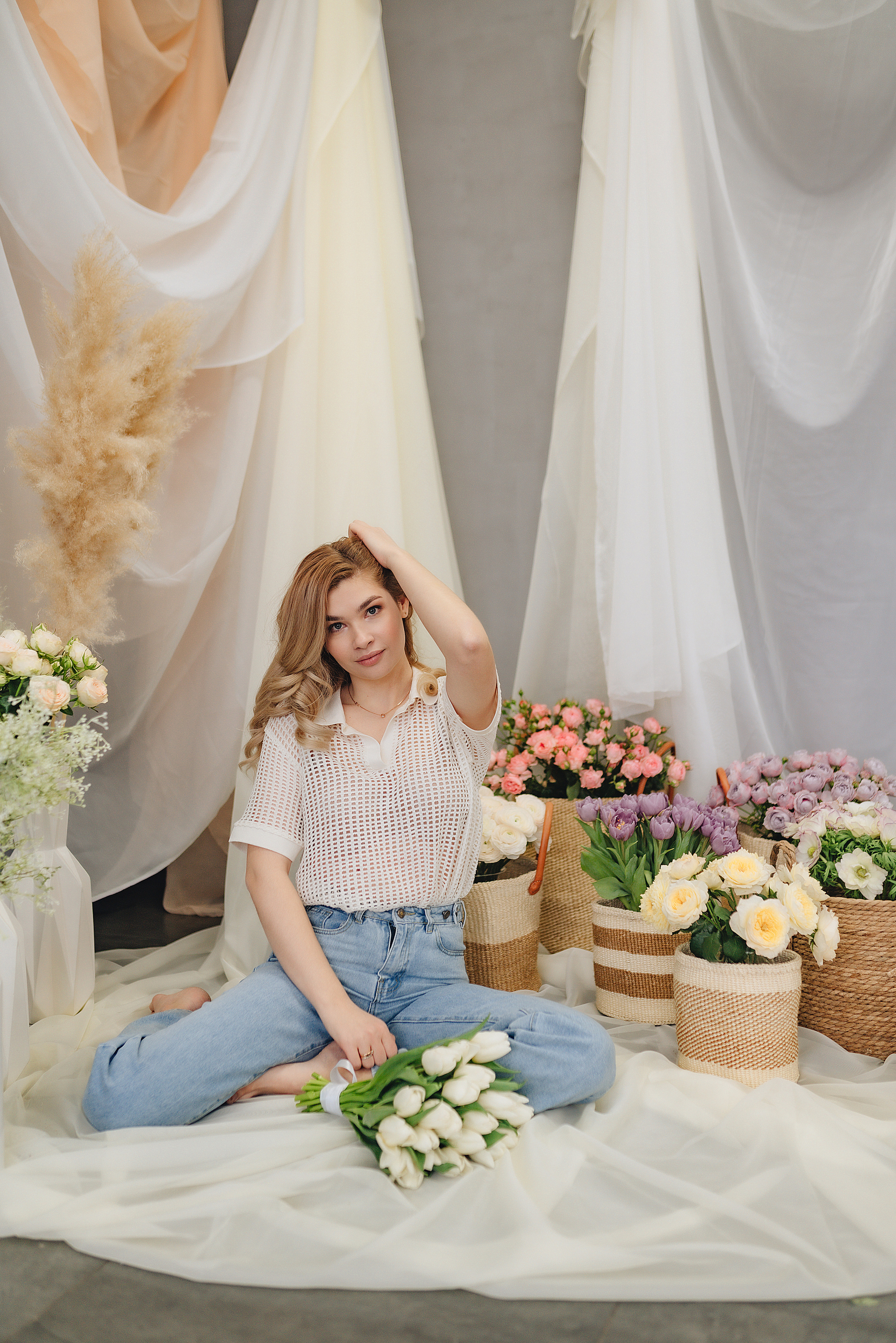 Алина | Фотодень с цветами. Фотограф Карина Шмулёва. Воронеж и область