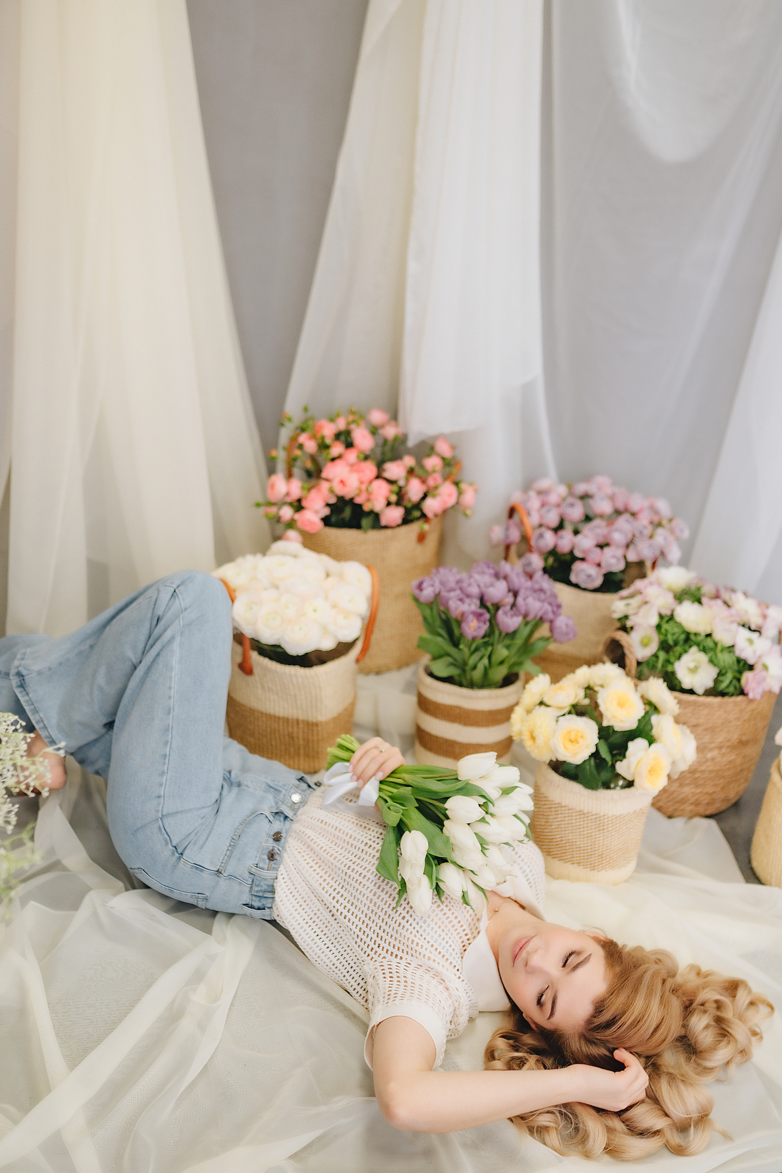 Алина | Фотодень с цветами. Фотограф Карина Шмулёва. Воронеж и область