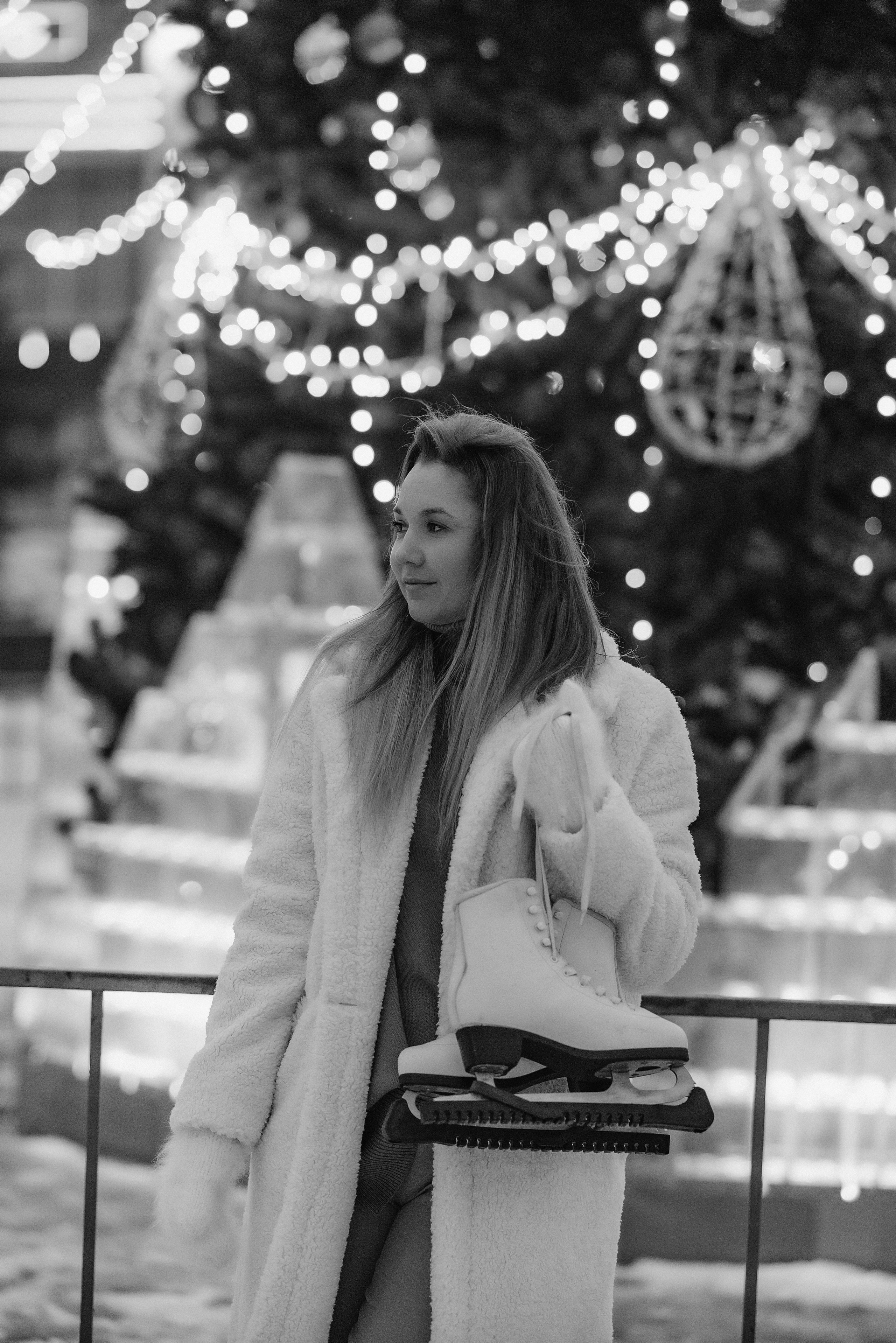 Елена | Вечерняя съёмка у ёлки. Фотограф Карина Шмулёва. Воронеж и область