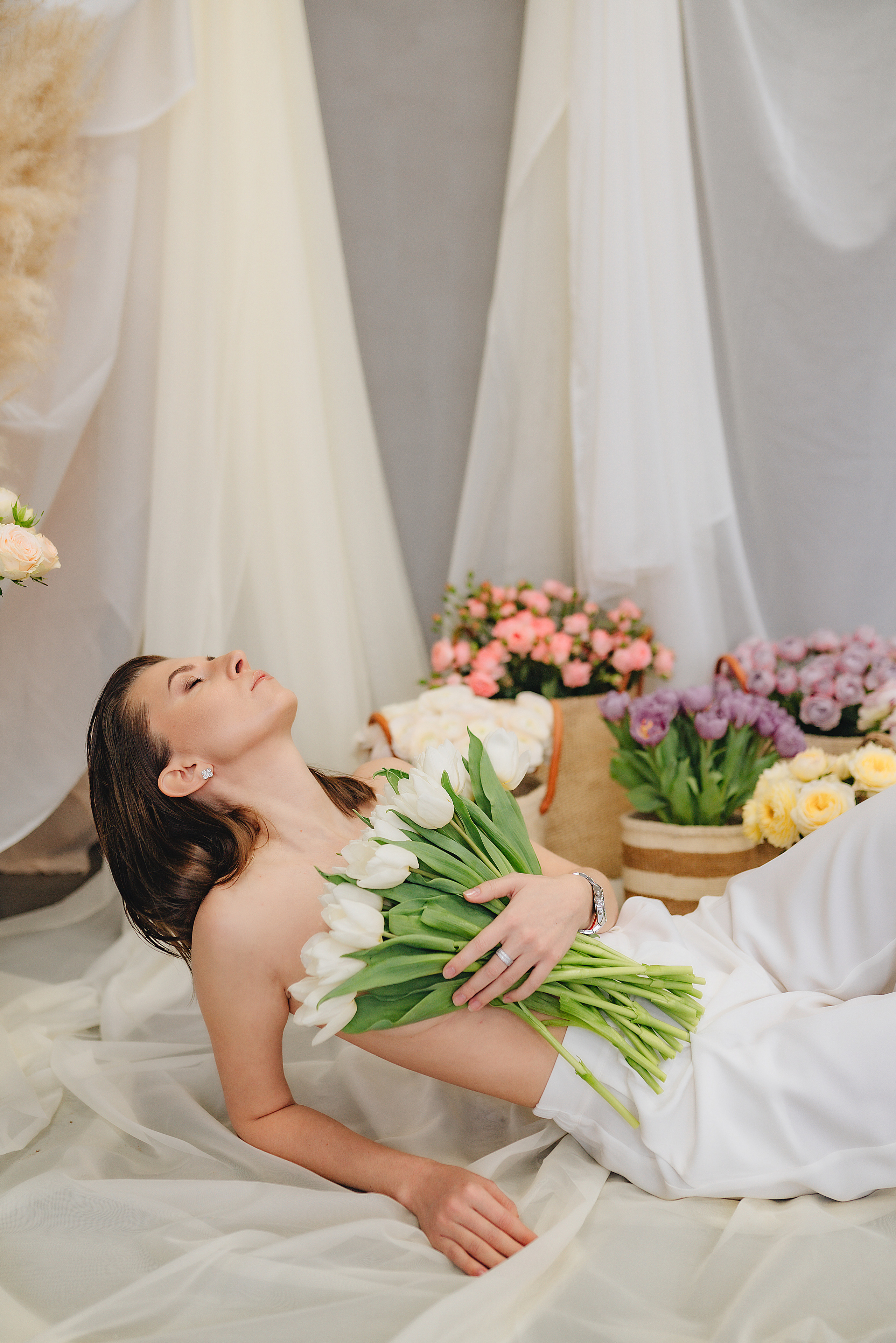 Олеся | Фотодень с цветами. Фотограф Карина Шмулёва. Воронеж и область