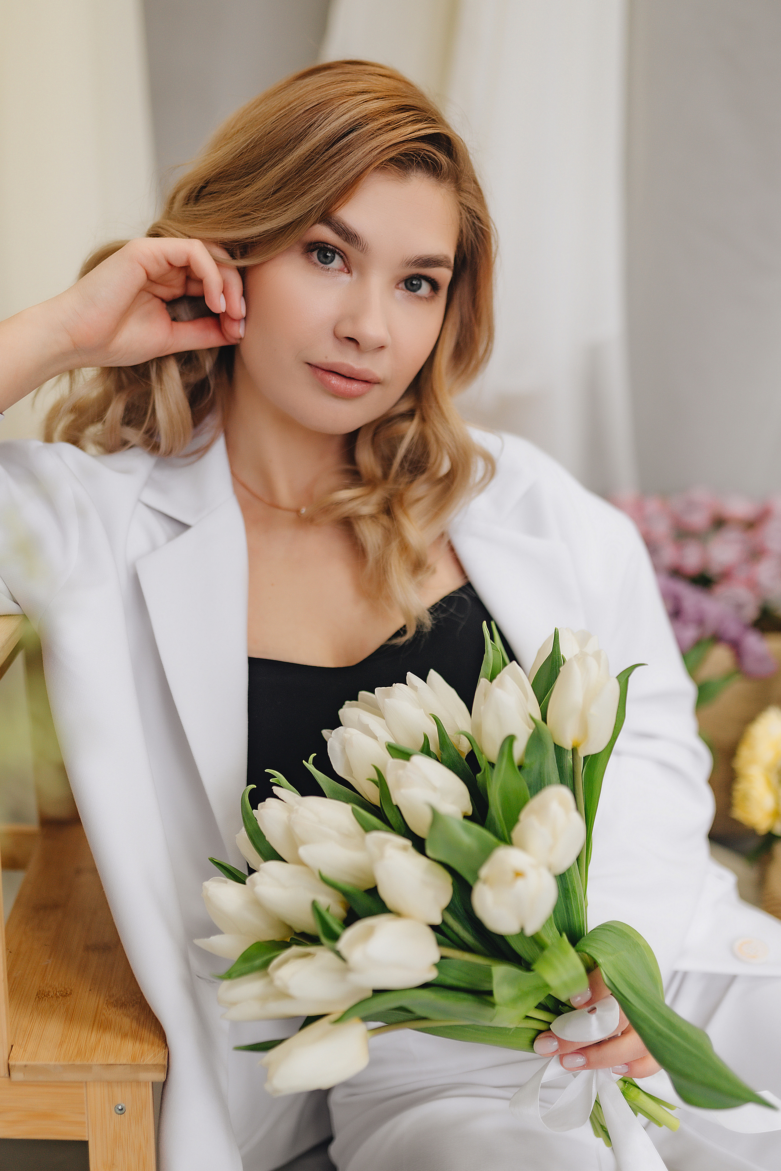 Алина | Фотодень с цветами. Фотограф Карина Шмулёва. Воронеж и область