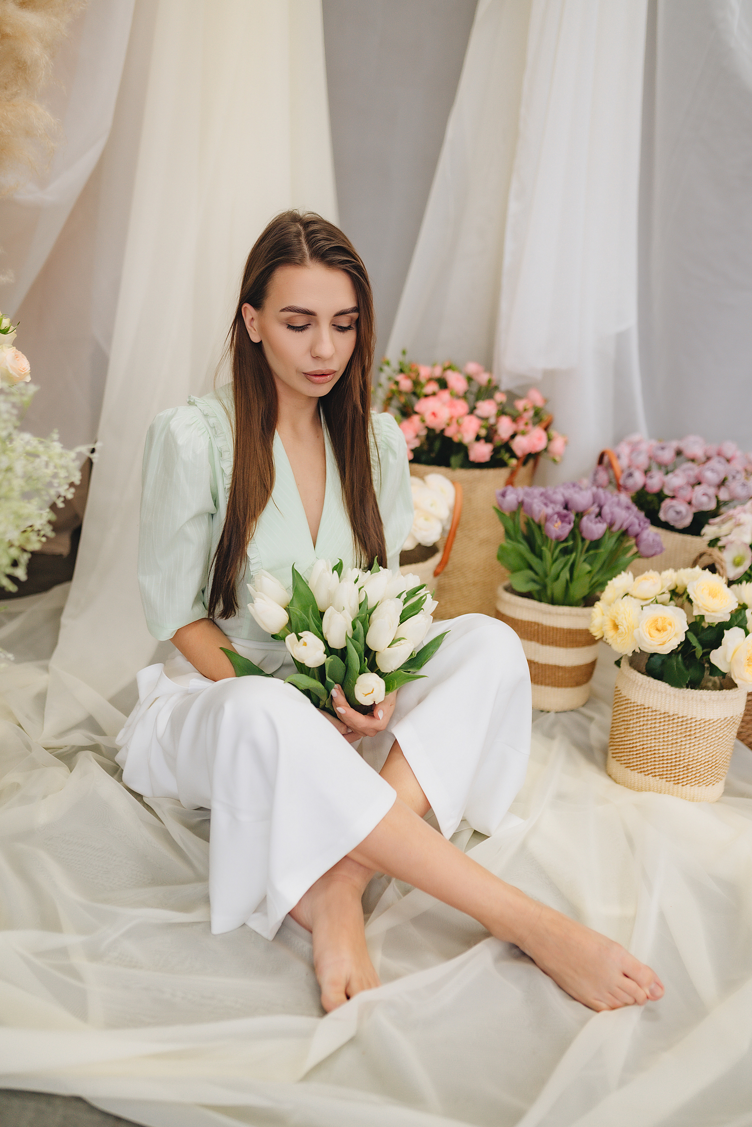 Юлия | Фотодень с цветами. Фотограф Карина Шмулёва. Воронеж и область