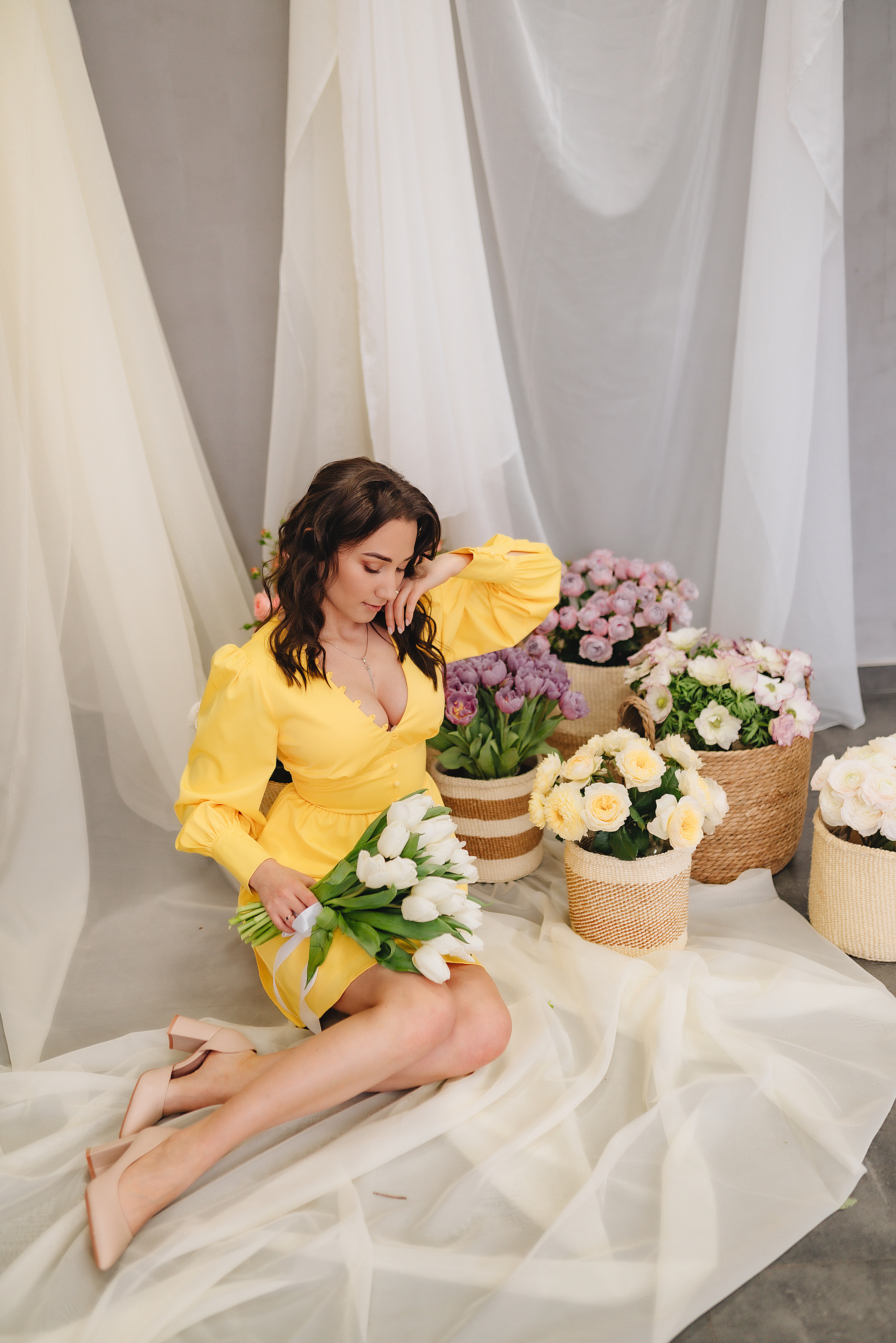 Анастасия | Фотодень с цветами. Фотограф Карина Шмулёва. Воронеж и область