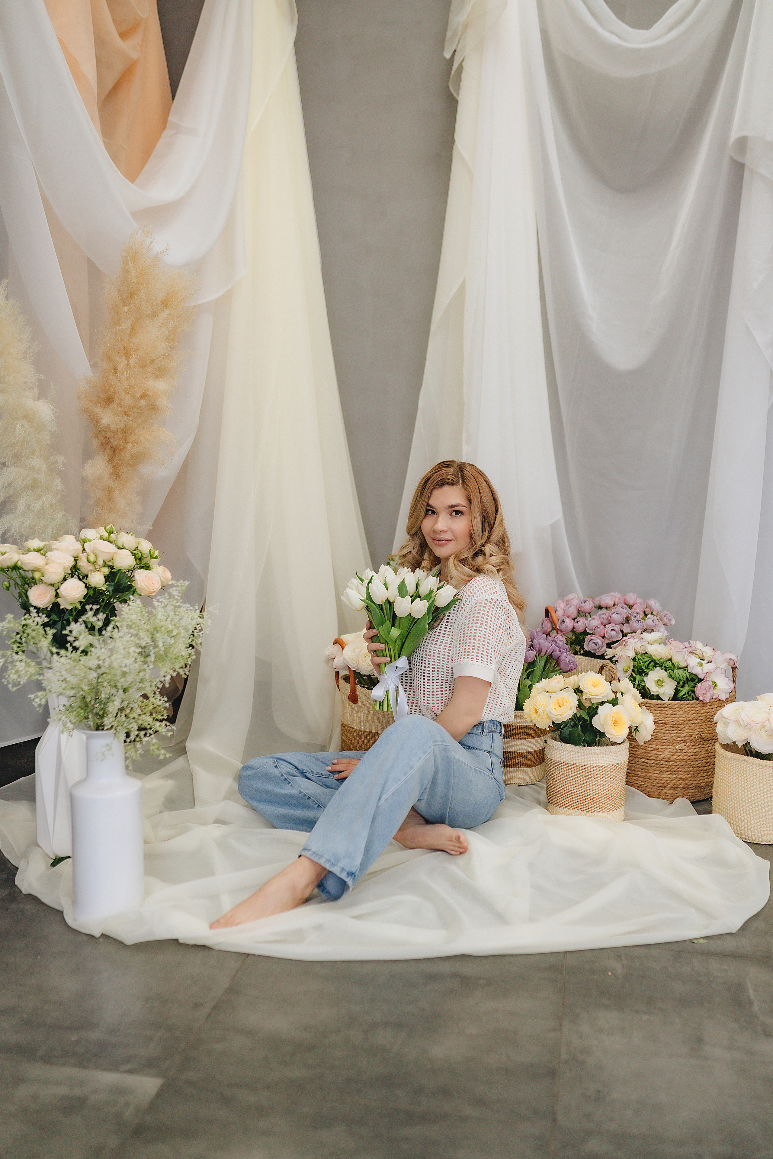 Алина | Фотодень с цветами. Фотограф Карина Шмулёва. Воронеж и область