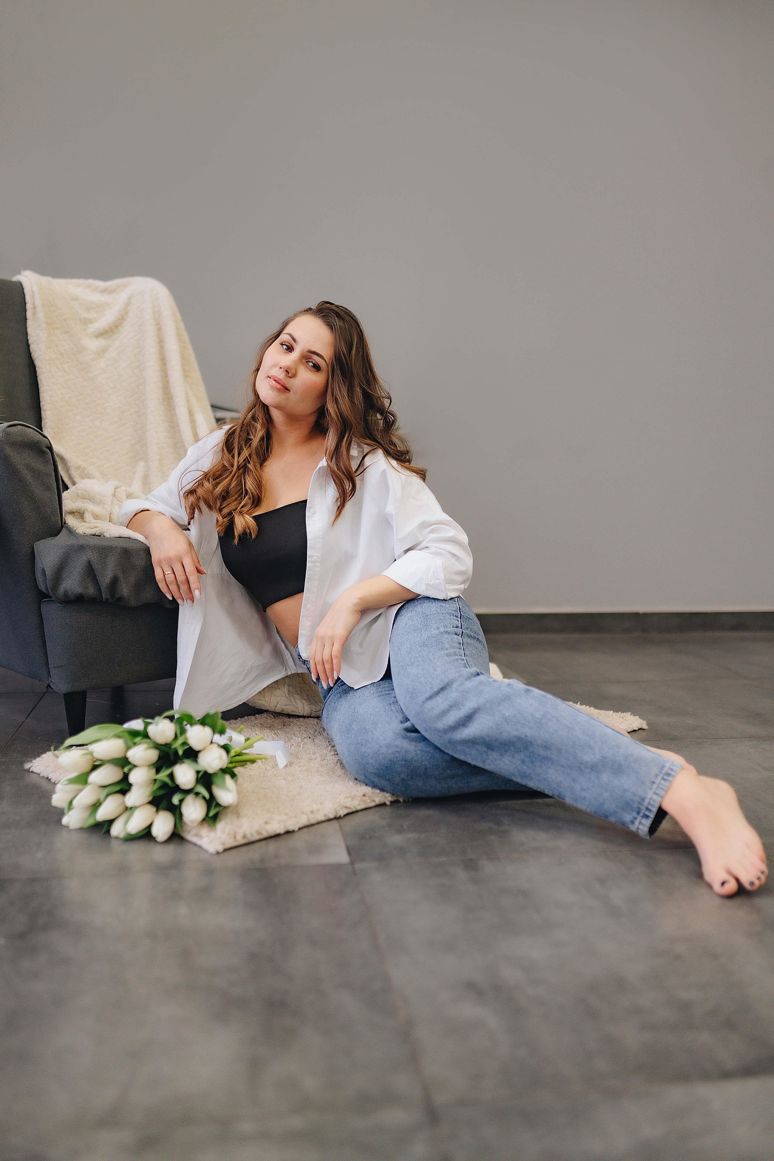 Анна | Фотодень с цветами. Фотограф Карина Шмулёва. Воронеж и область