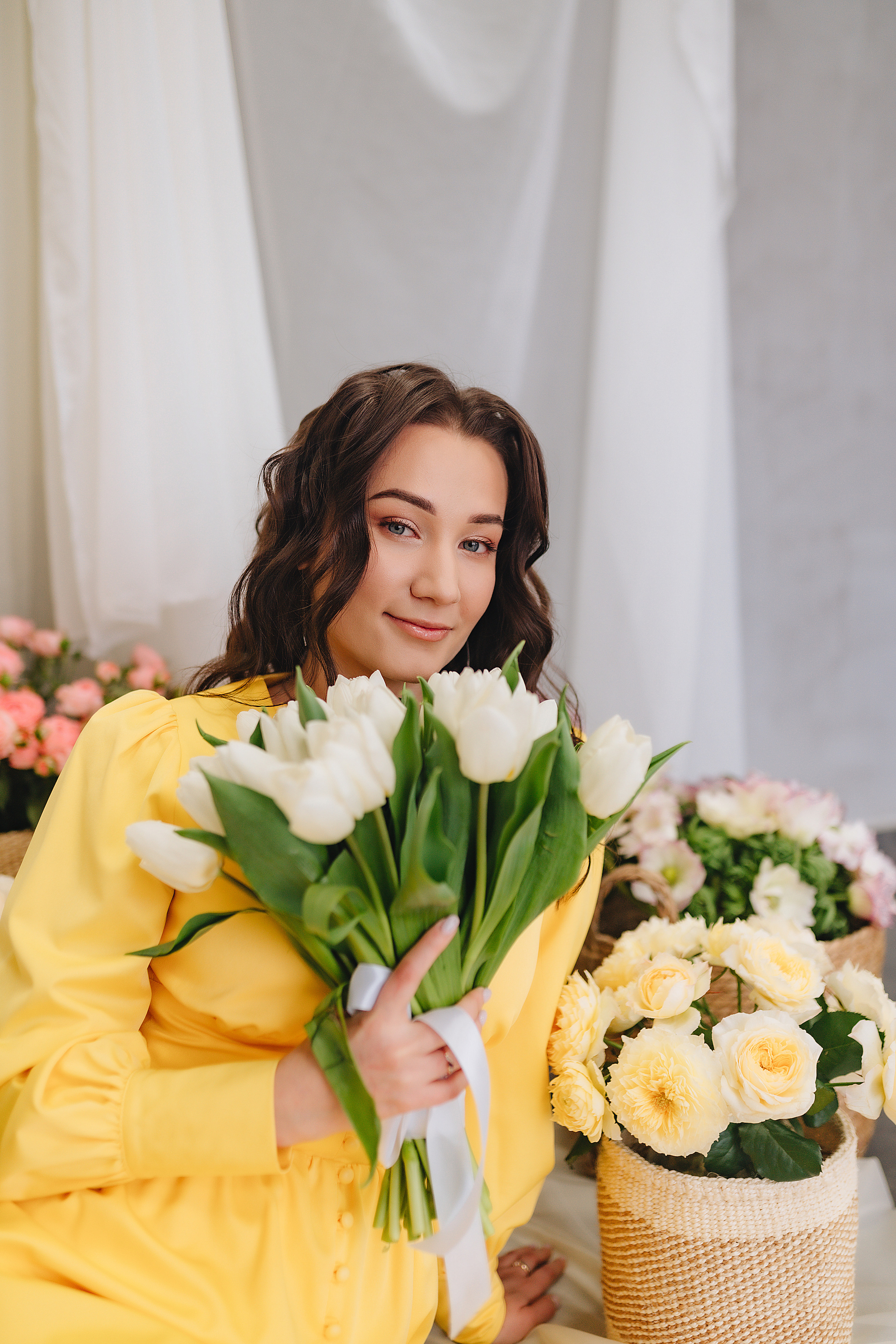 Анастасия | Фотодень с цветами. Фотограф Карина Шмулёва. Воронеж и область